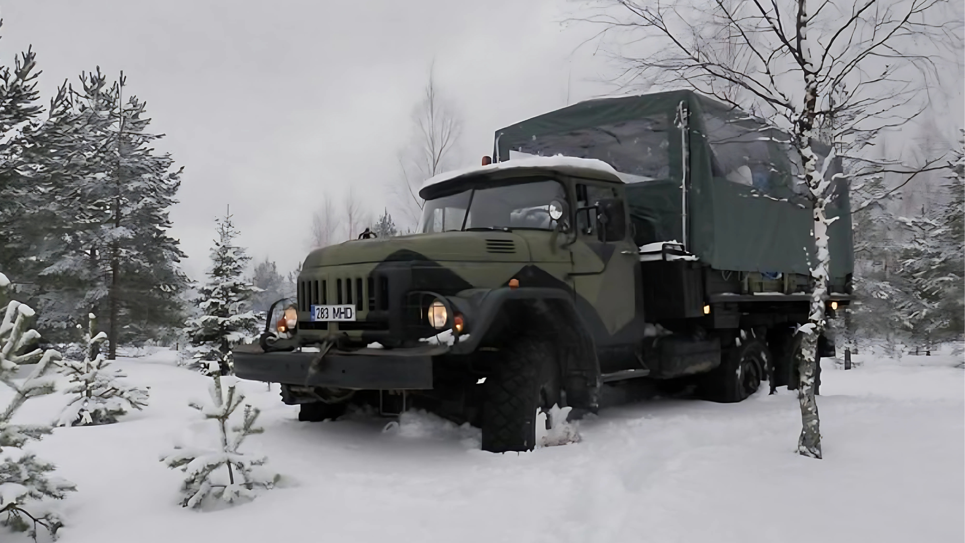 Talvesafari ZIL kastiautoga