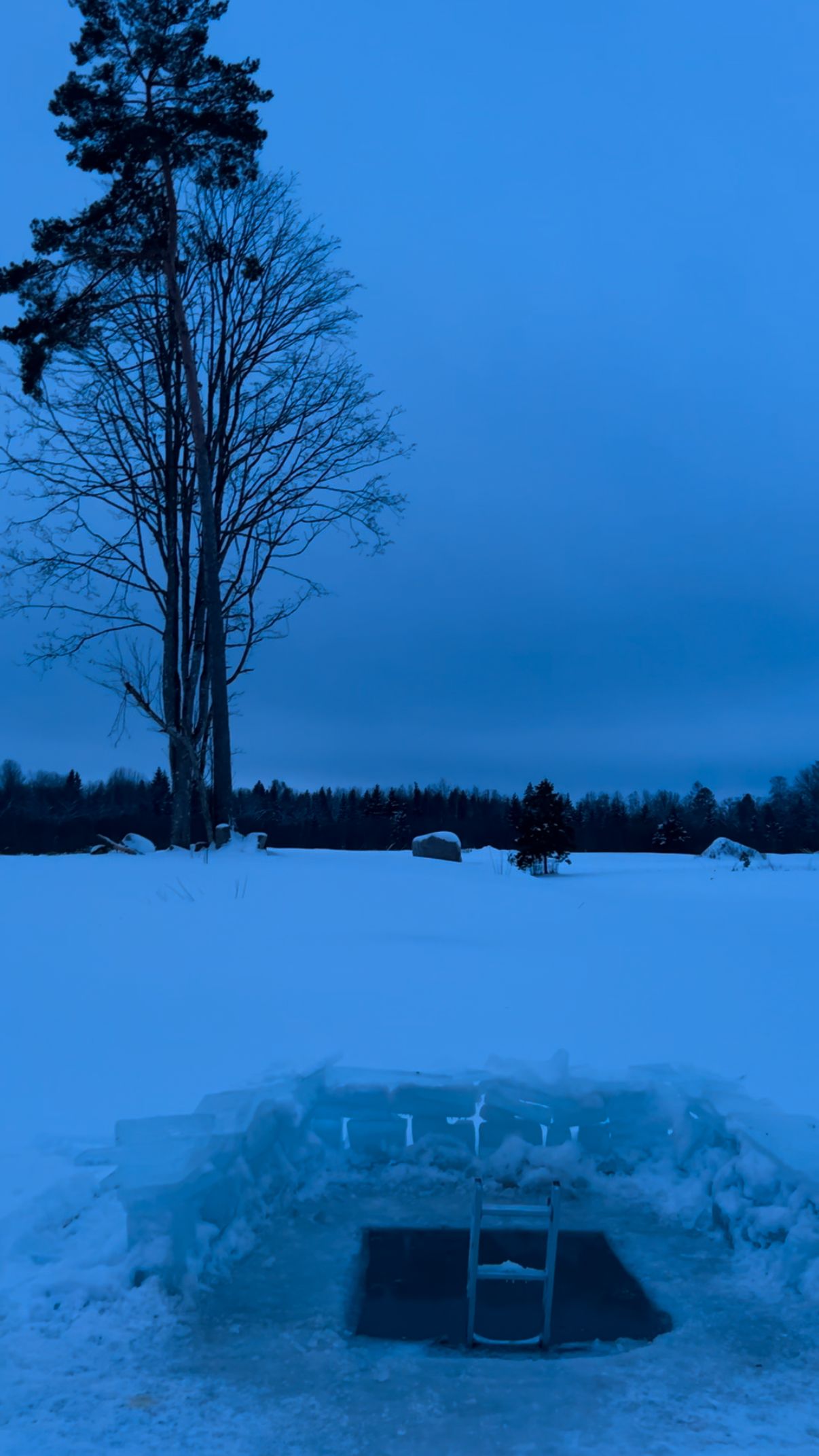 Kui ilm lubab, siis olemas jääauk