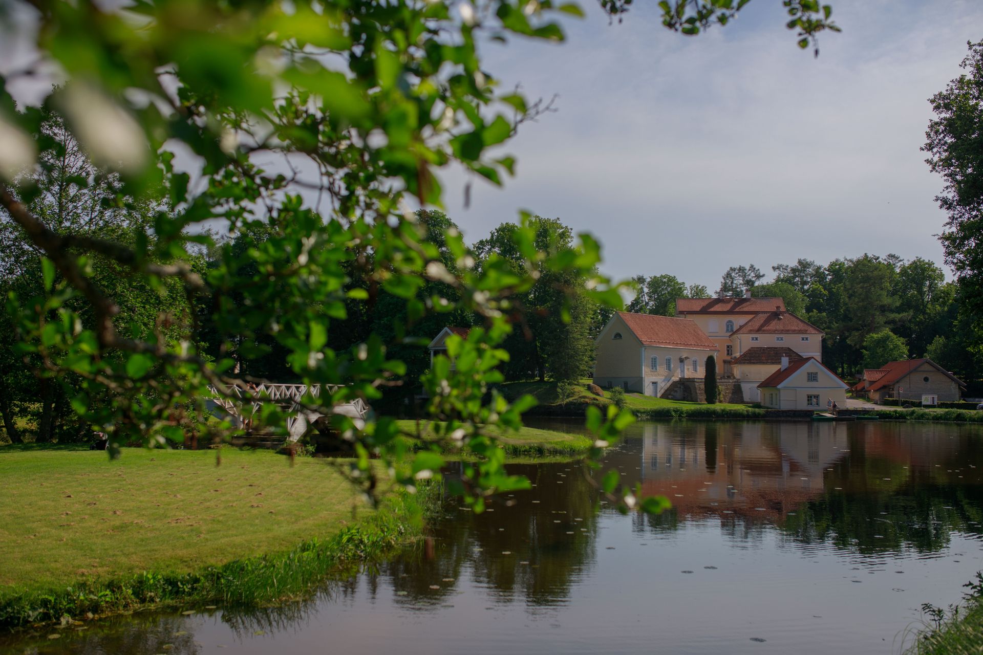 Summer at the Vihula Manor complex in Lahemaa National Park