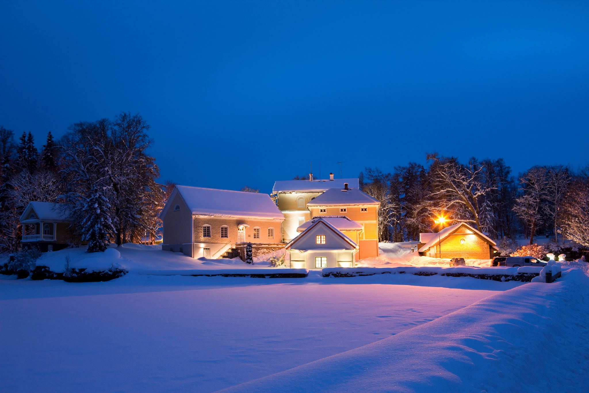 Winter in Vihula Manor