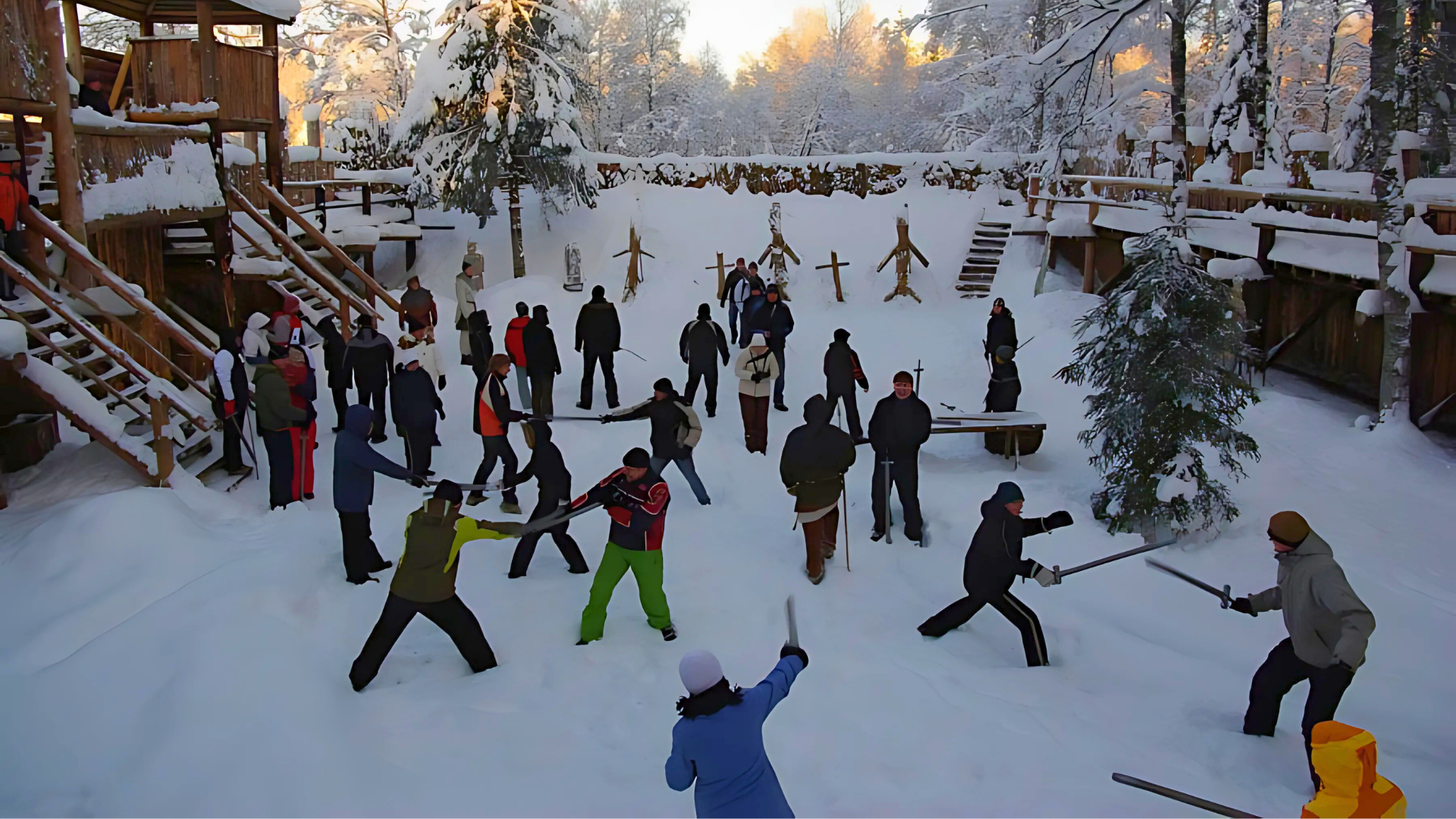 Viking Village stronghold battle