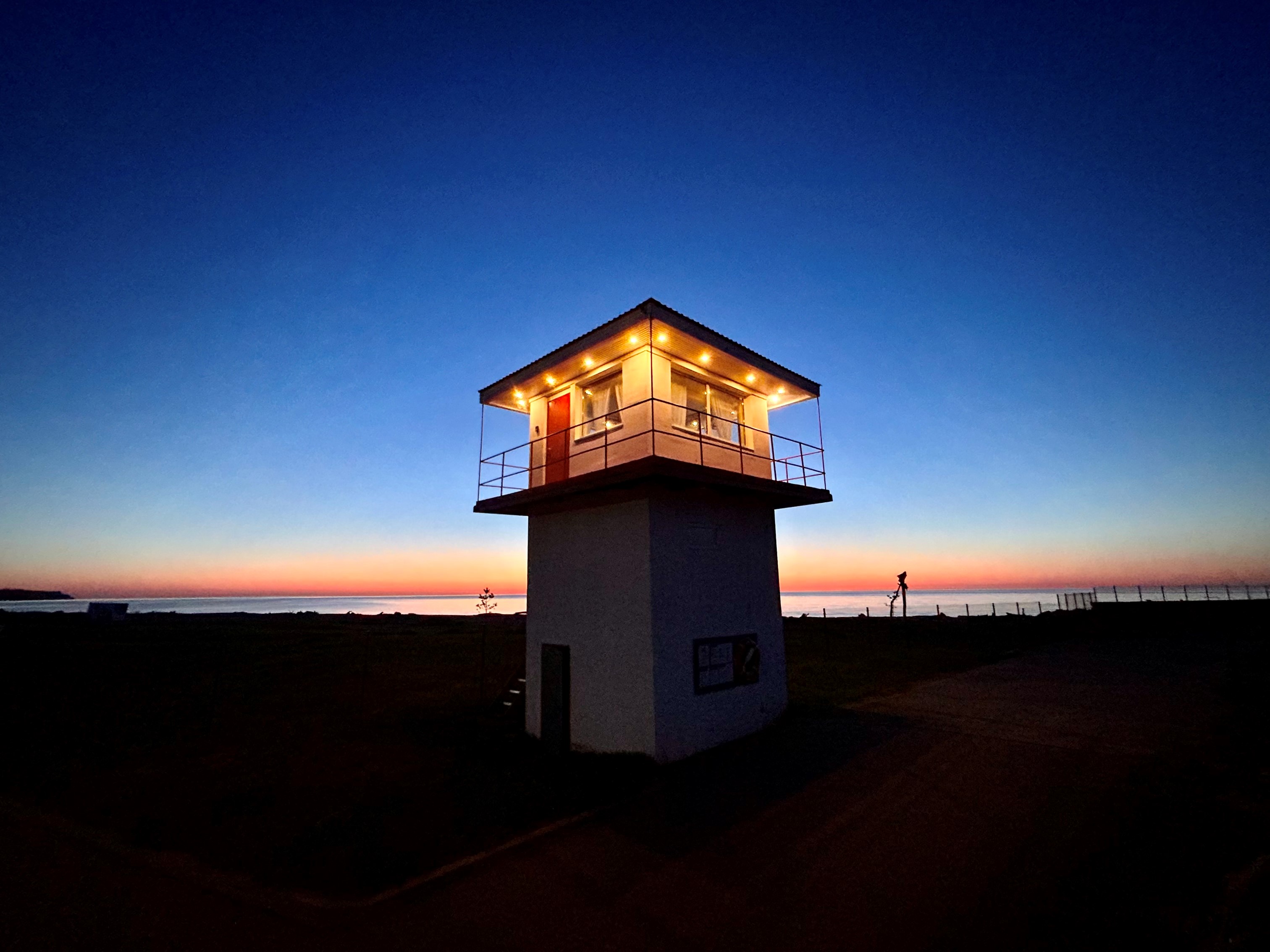 Sunset Huch torn Toila rannas