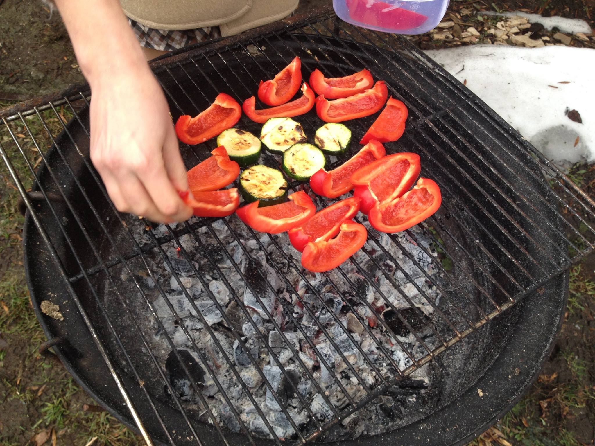 Grillitud köögiviljad