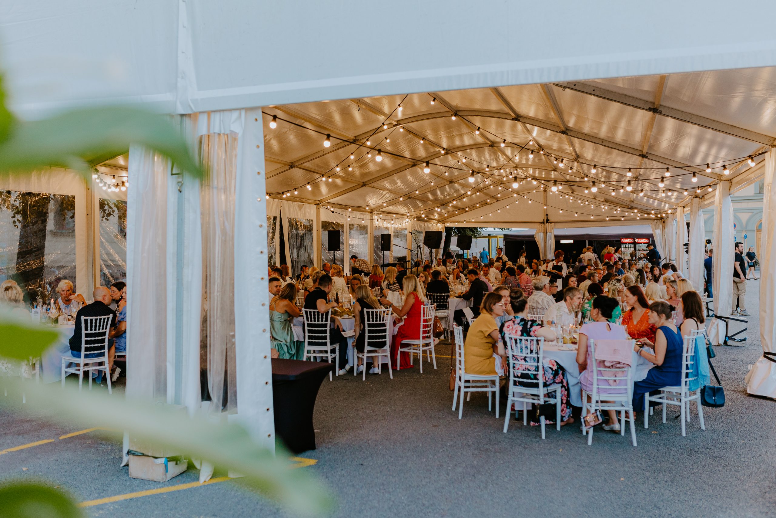 Besonderes Abendessen auf dem Food- und Weinfestival Tartu