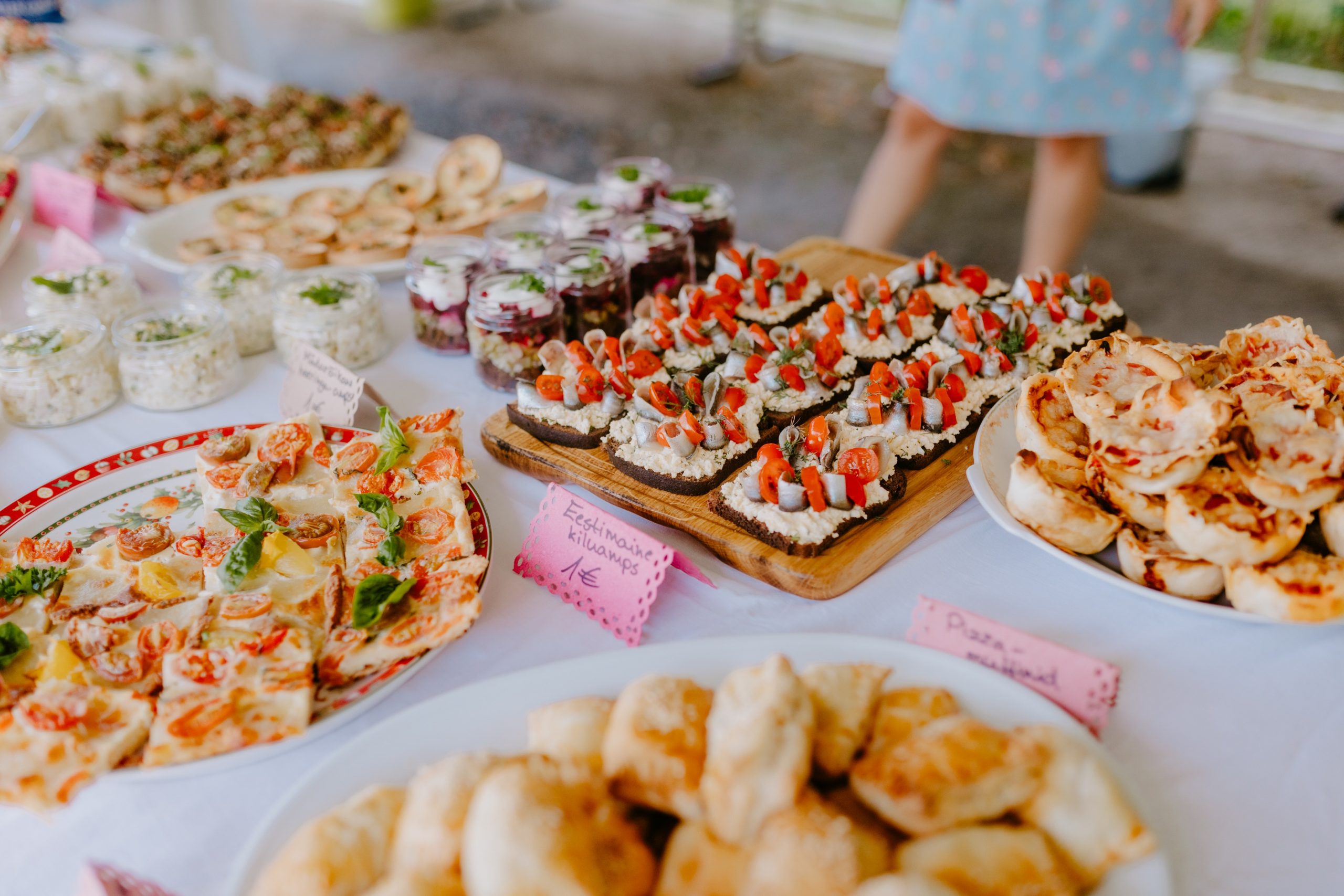 Leckere Häppchen auf dem Food- und Weinfestival Tartu