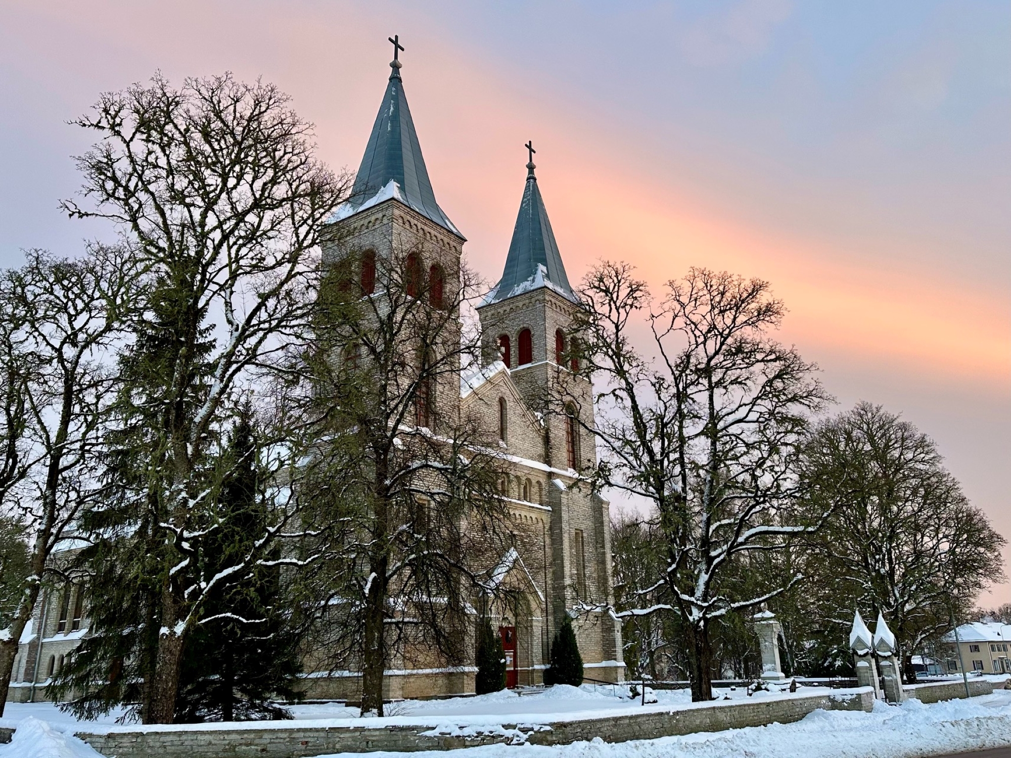 Rapla Maarja-Magdaleena Church in Winter