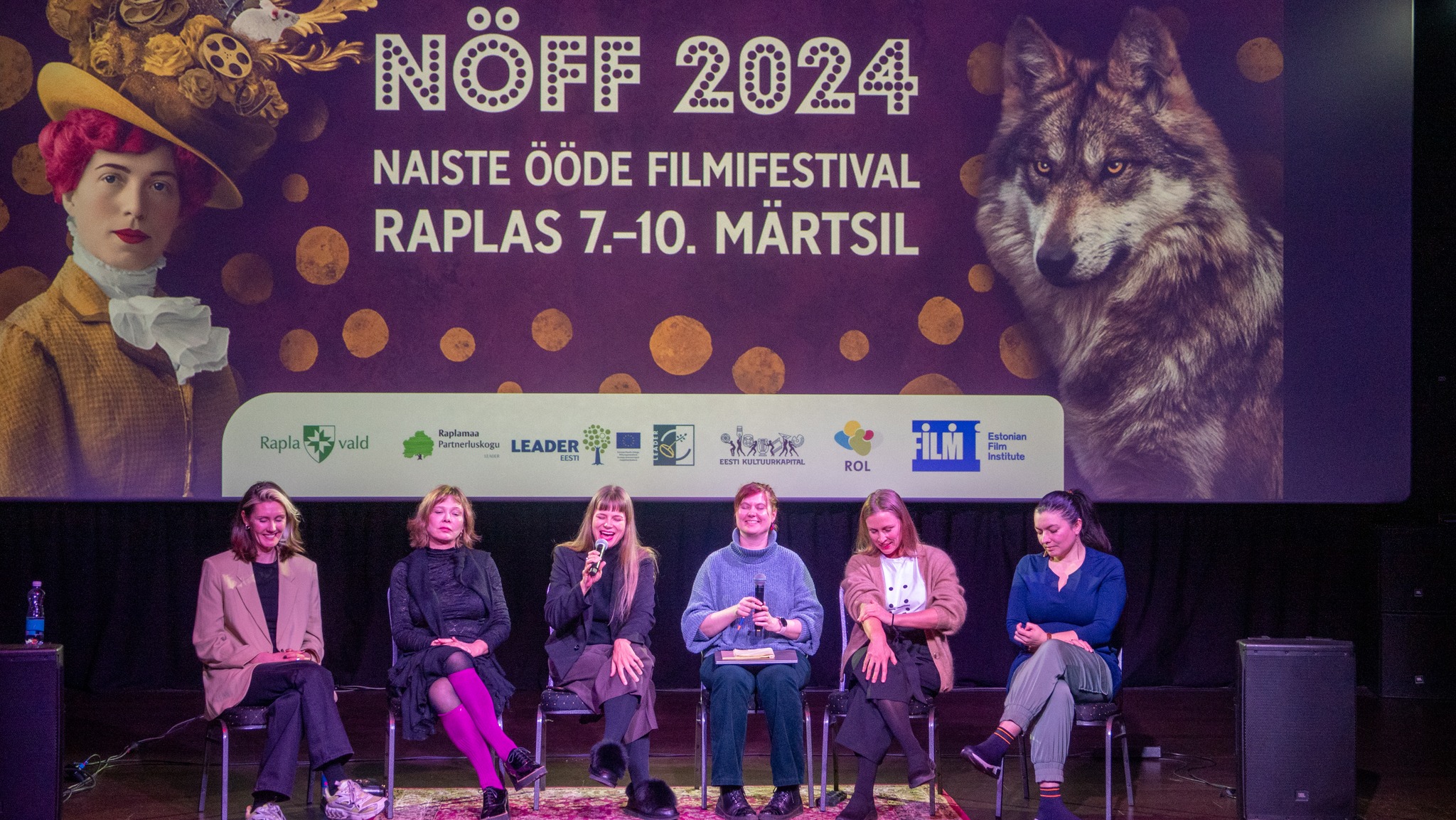 Podiumsdiskussion des Women's Nights Film Festival 2024