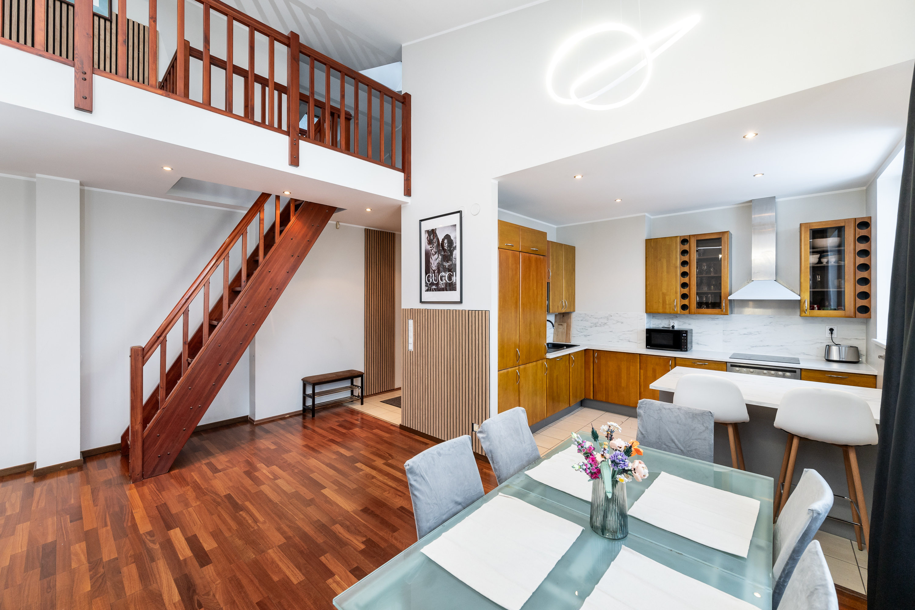 Stylish living room in the Pronksi 5 guest apartment