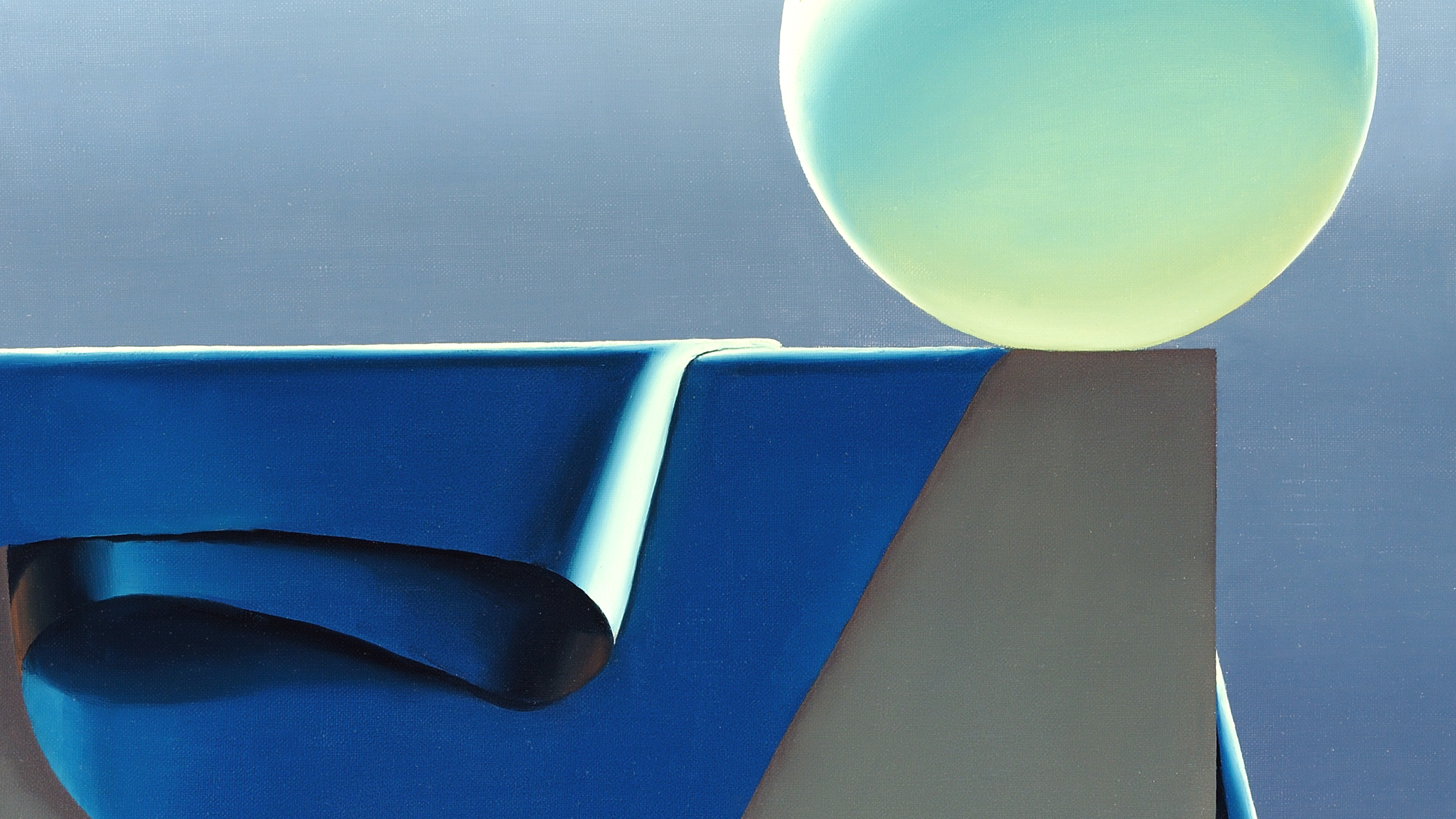 Mari Kurismaa. Still life with a sphere. Detail. 1987.