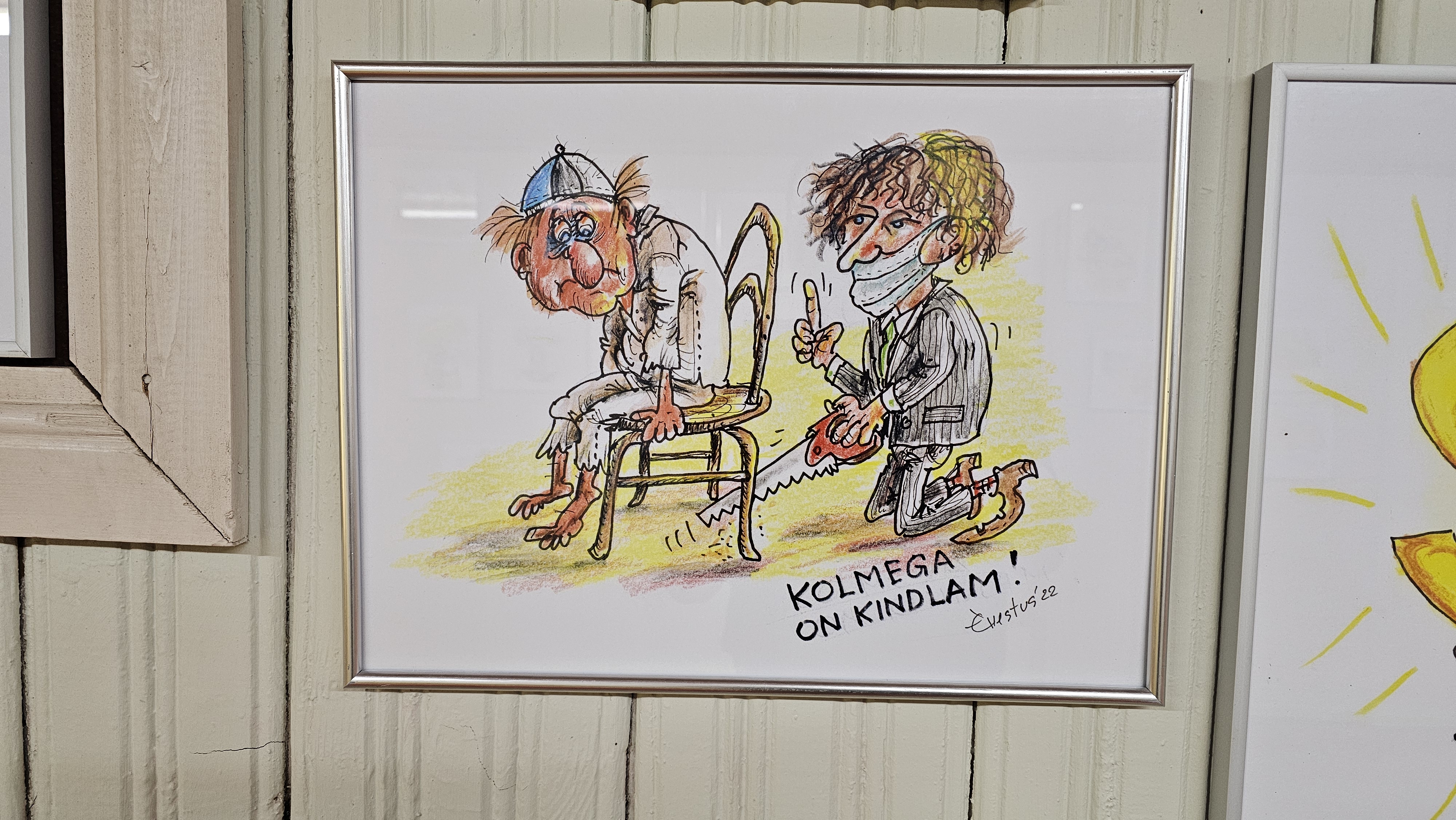 Erki Evestuse karikatuurinäitus "Haugi mälu"