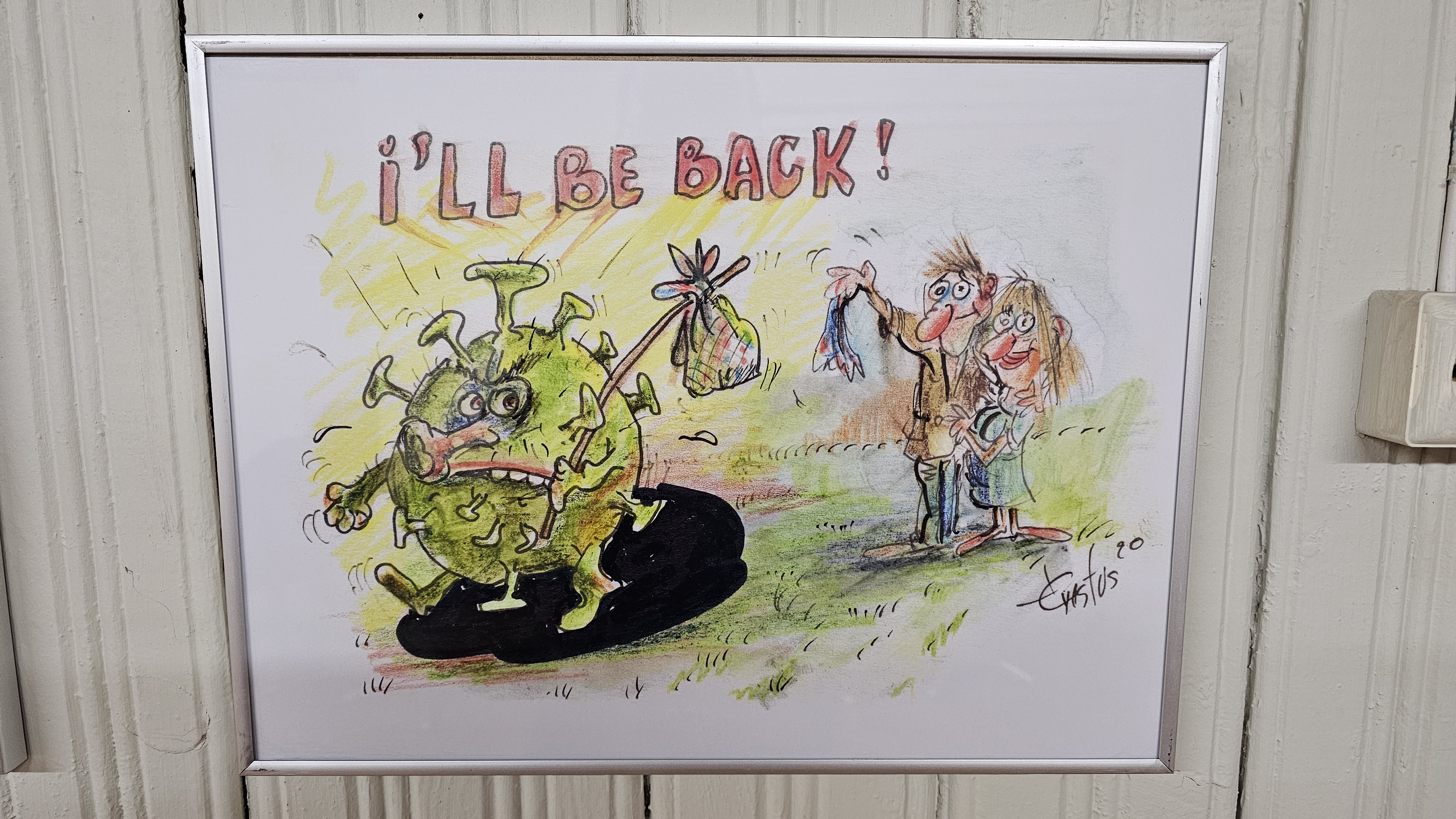 Erki Evestuse karikatuurinäitus "Haugi mälu"