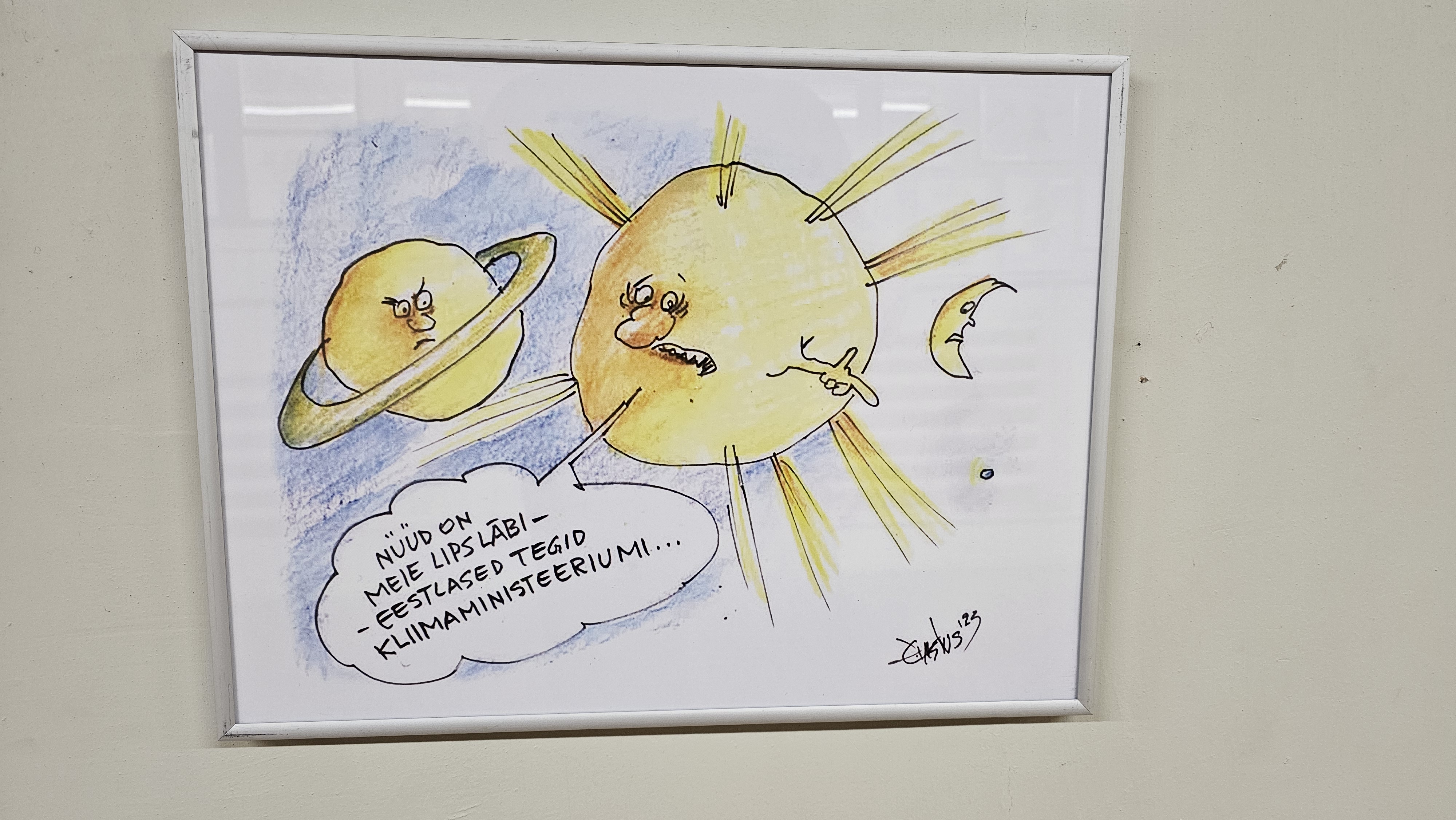 Erki Evestuse karikatuurinäitus "Haugi mälu"