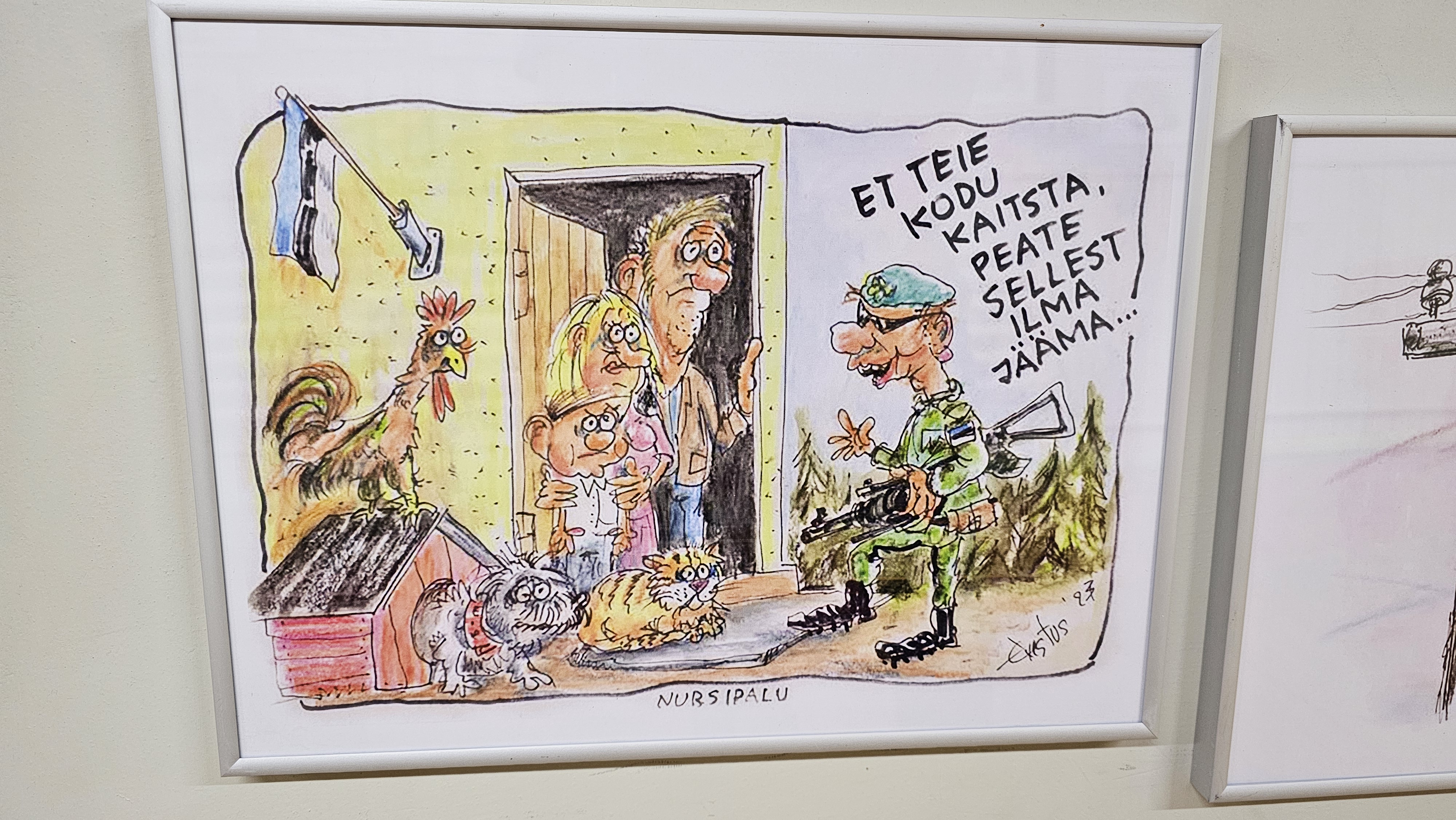 Erki Evestuse karikatuurinäitus "Haugi mälu"