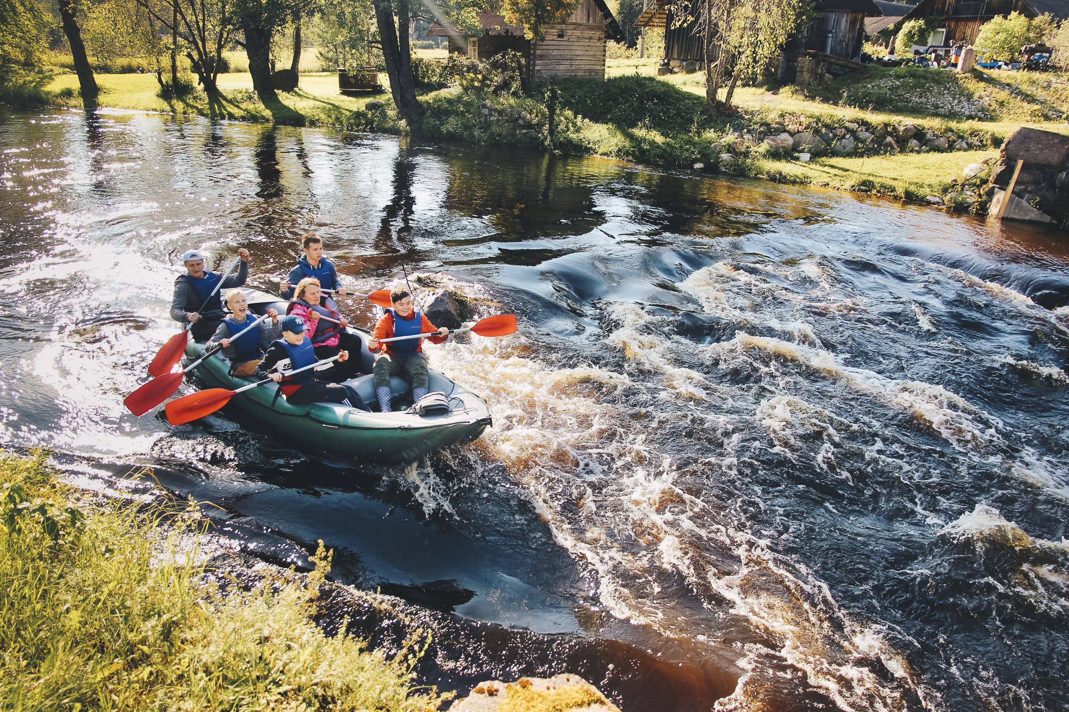 Rafting on River Võhandu