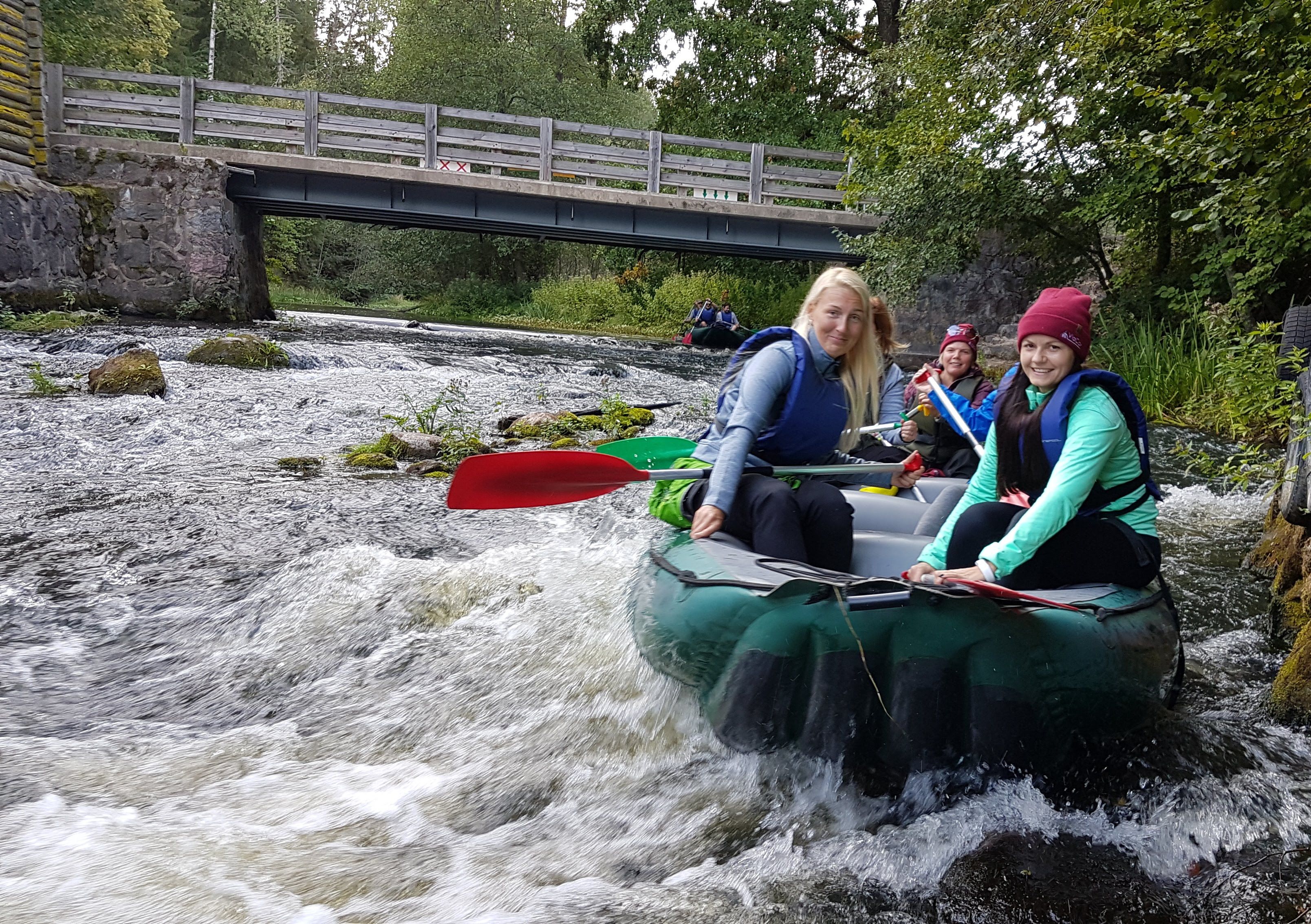 Rafting on River Võhandu