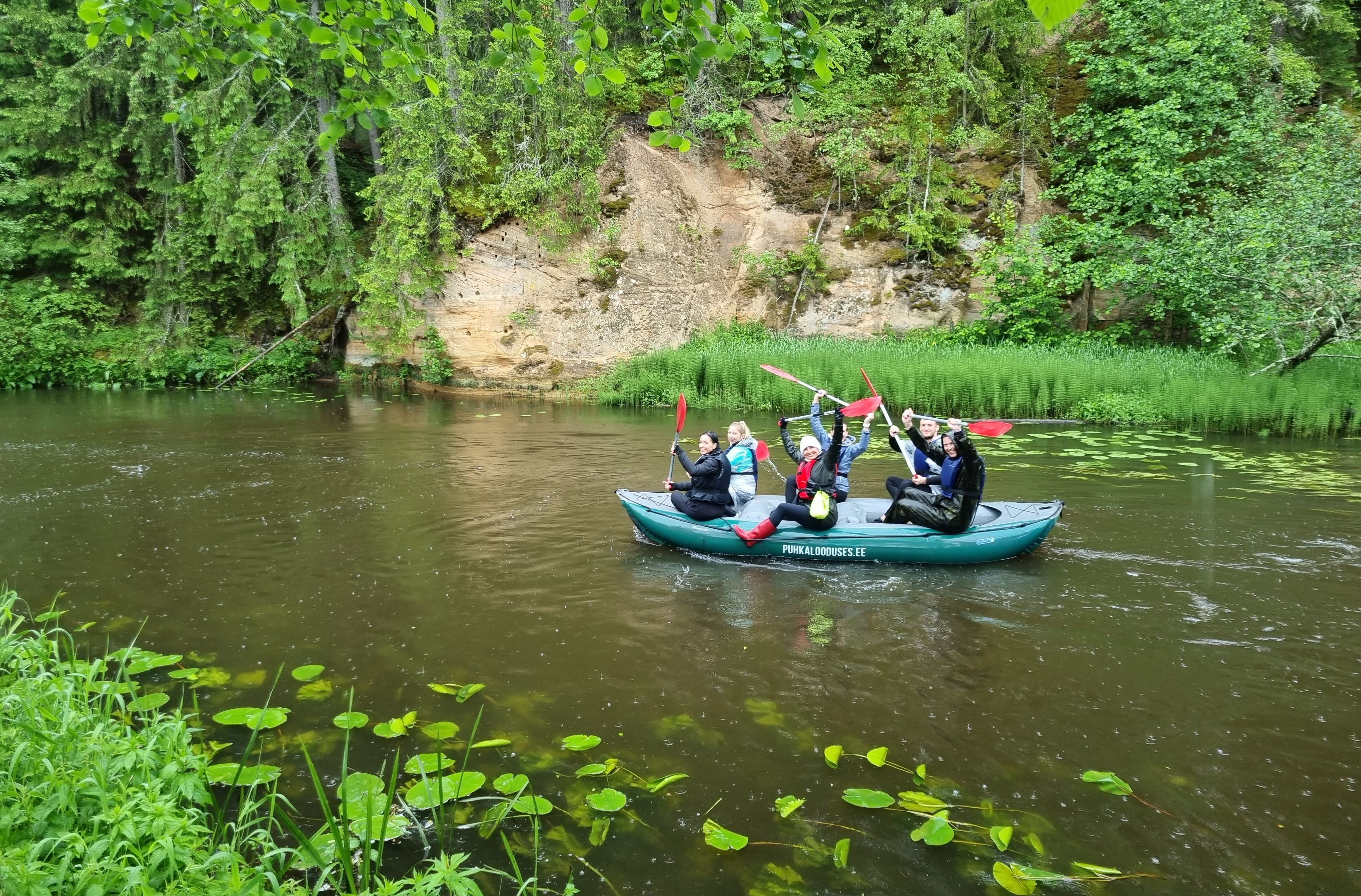 Rafting on River Võhandu