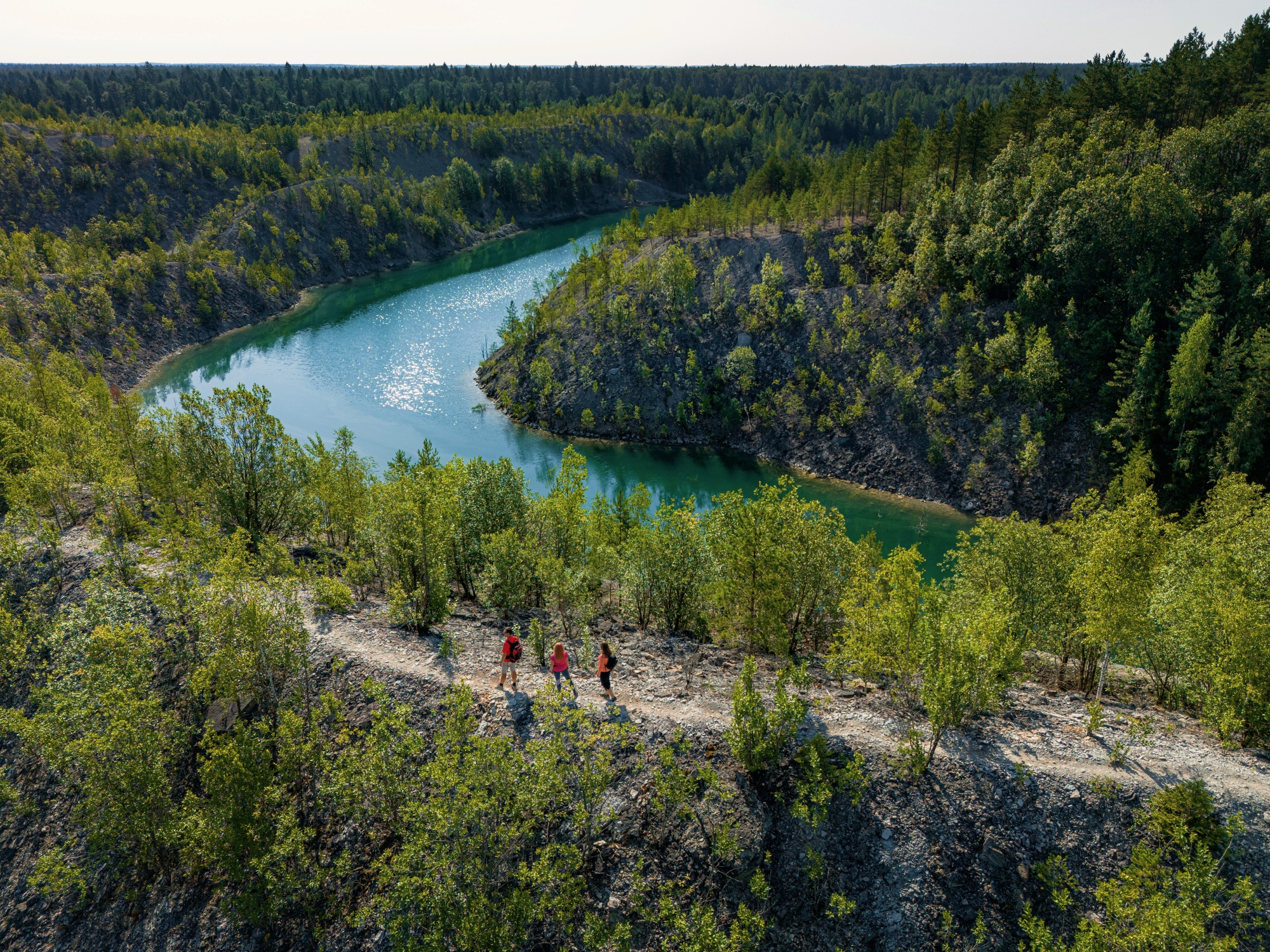 Matkajad Ida-Virumaal Aidu karjääris mäeharjal