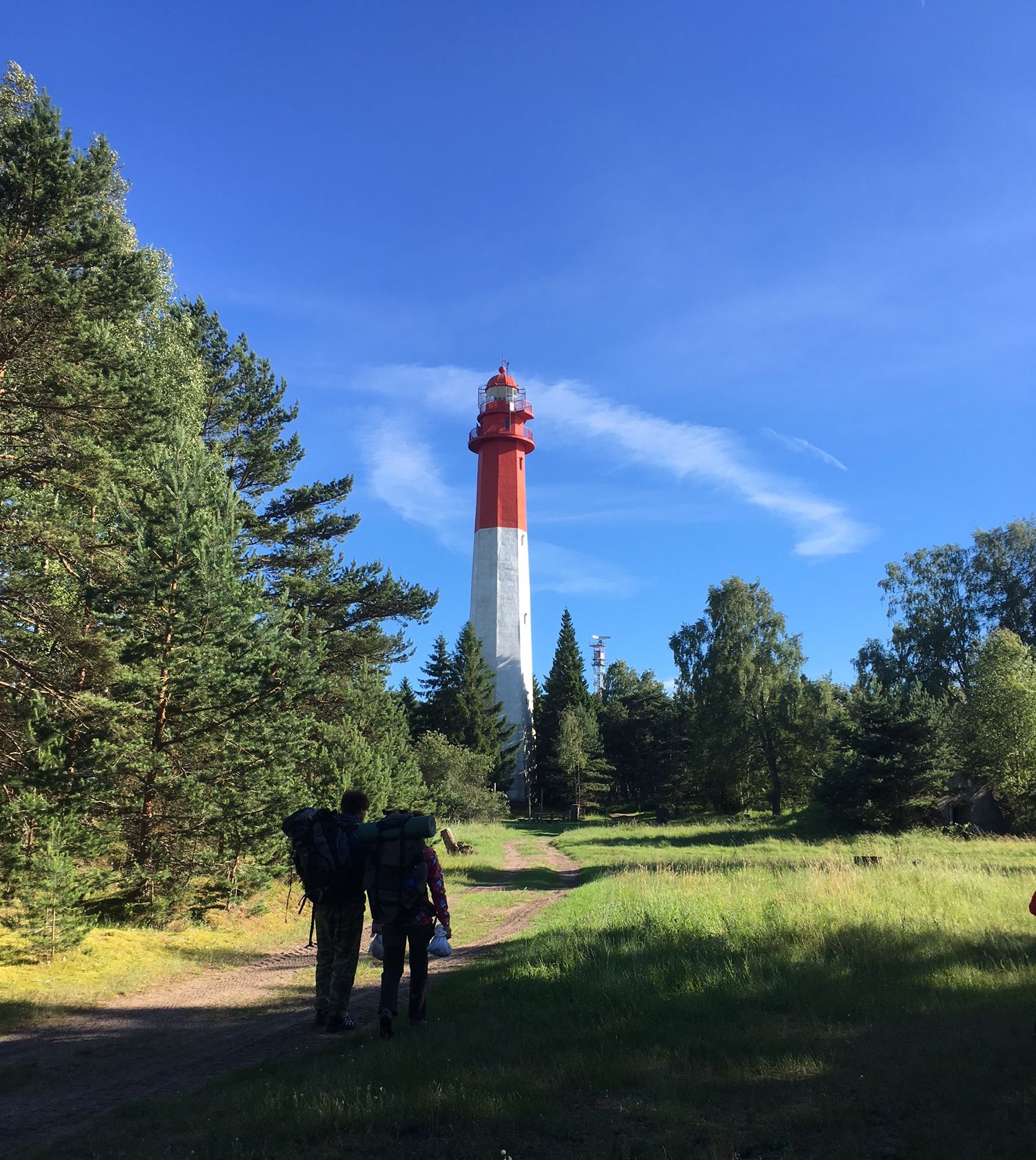 Leuchtturm auf der Insel Naissaar