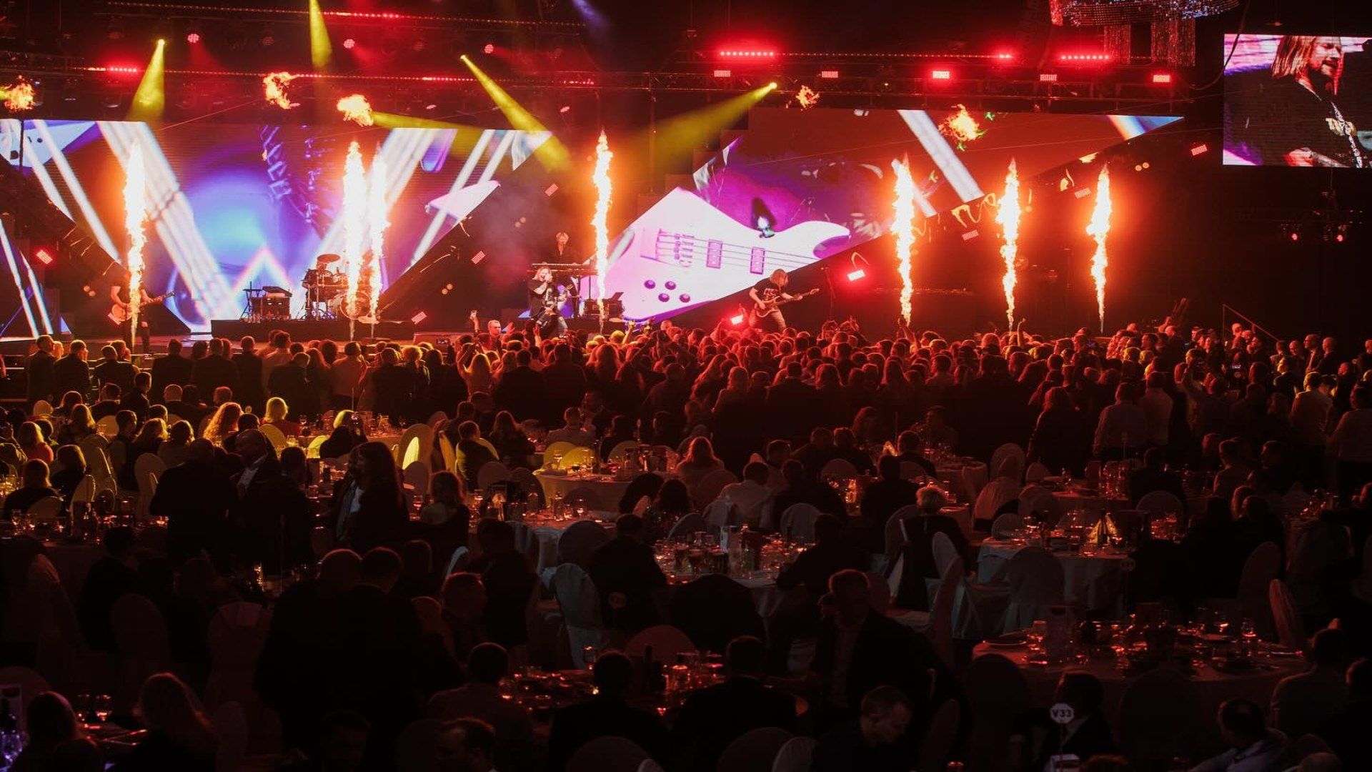 Inside view of Tallinn Unibet Arena during concert