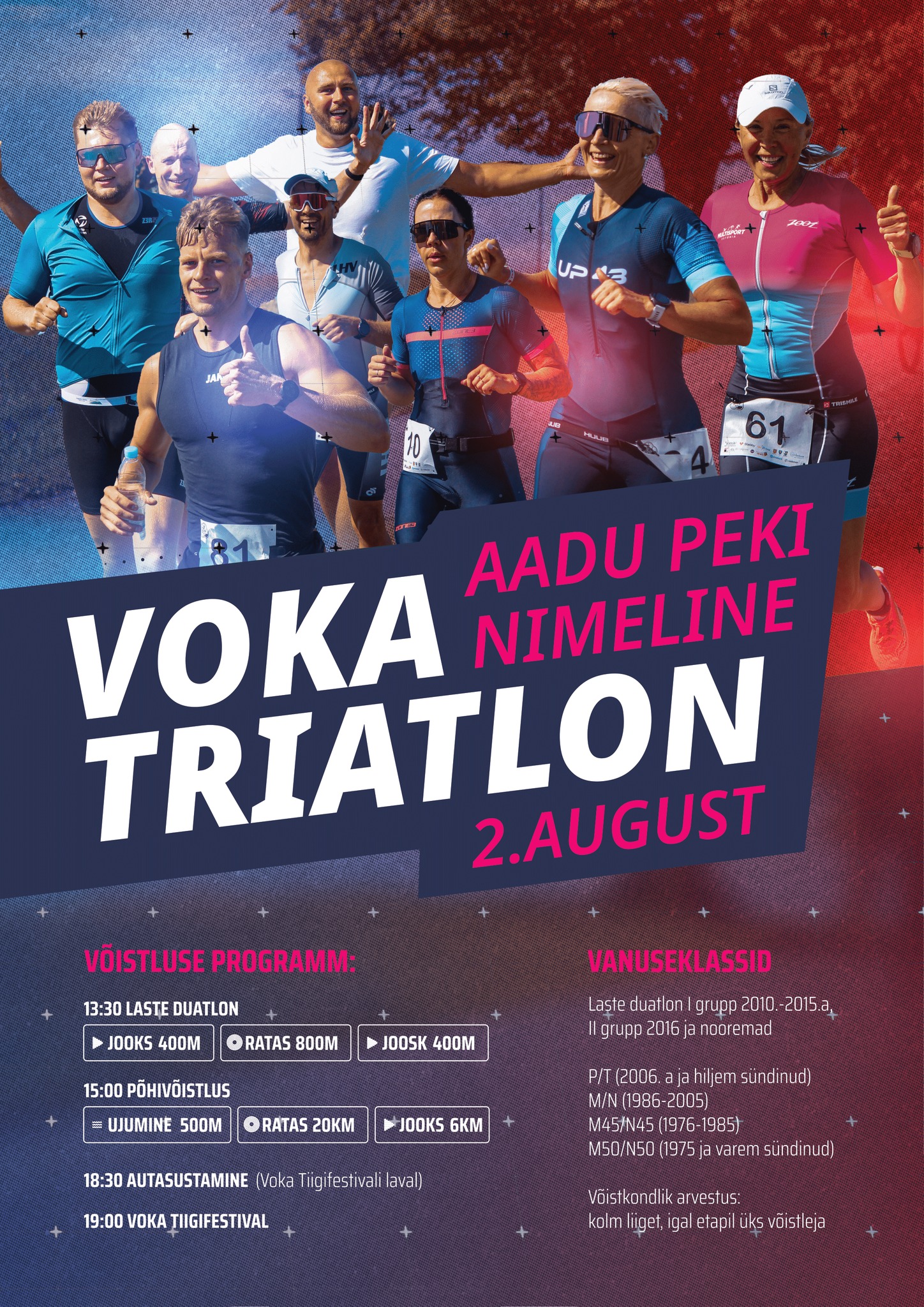 Aadu Peki nimeline Voka Triatlon