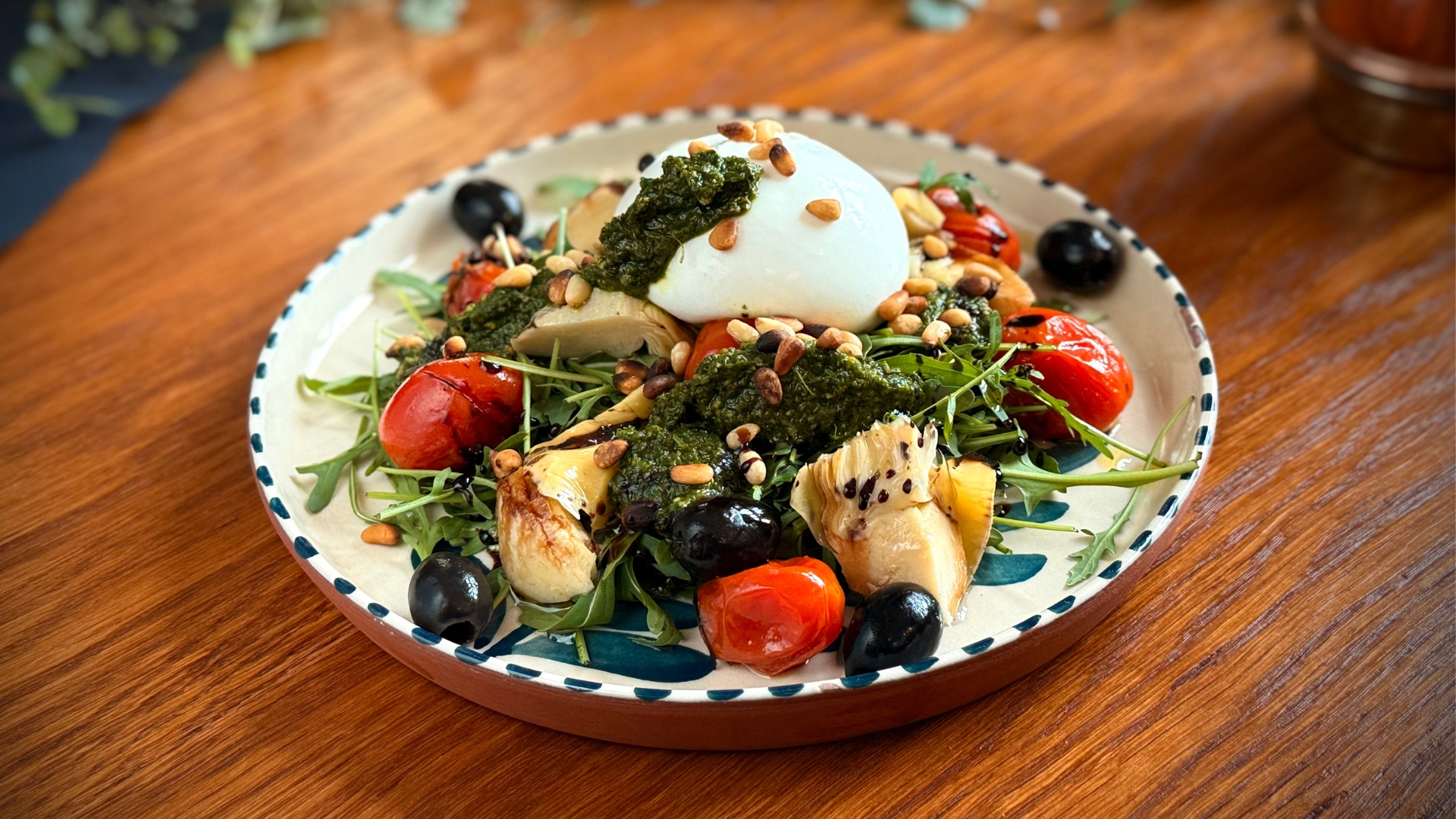 Burrata salat