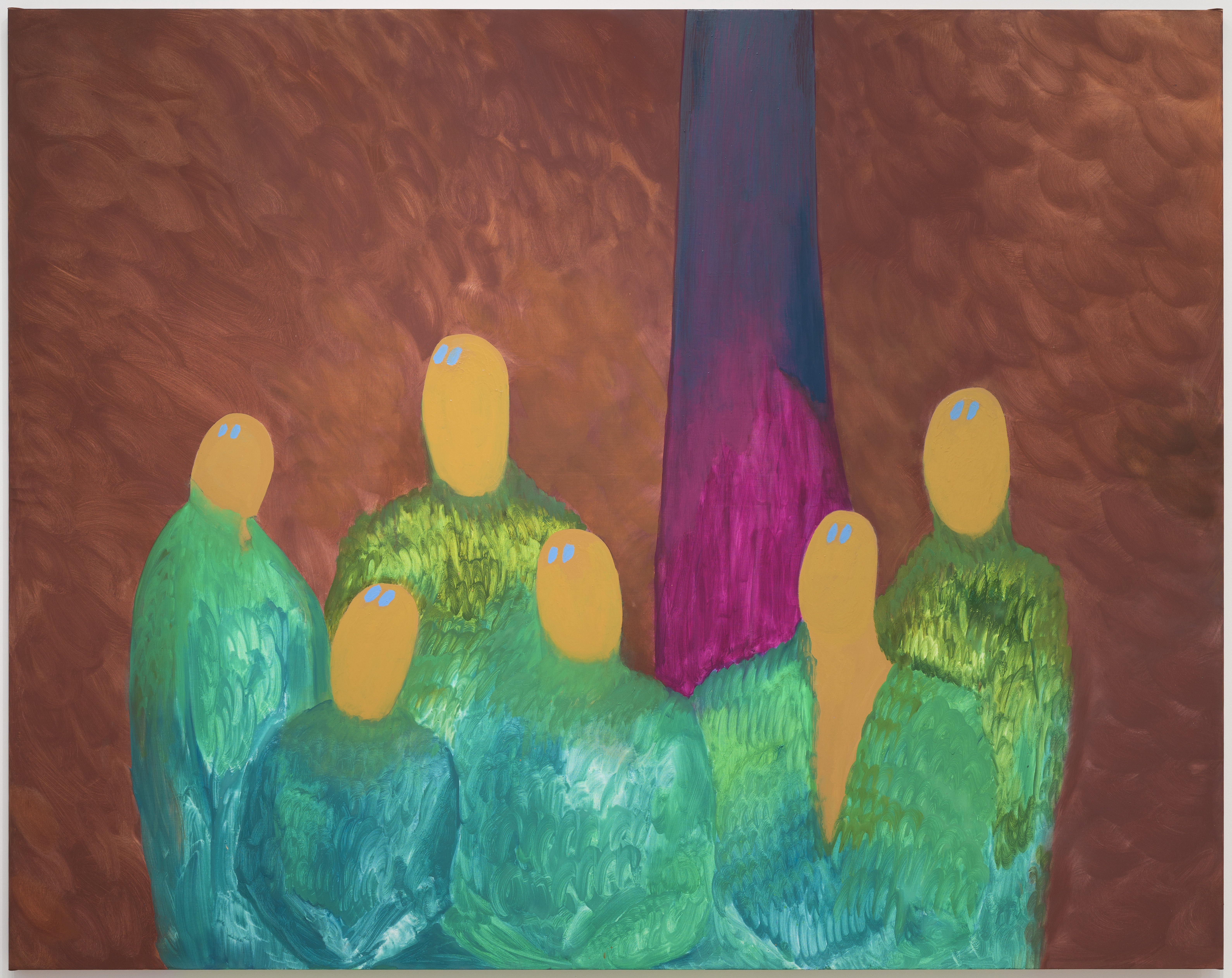 "Renewable Energy I", 2025, painting, oil, canvas, 2 x 2.5 m