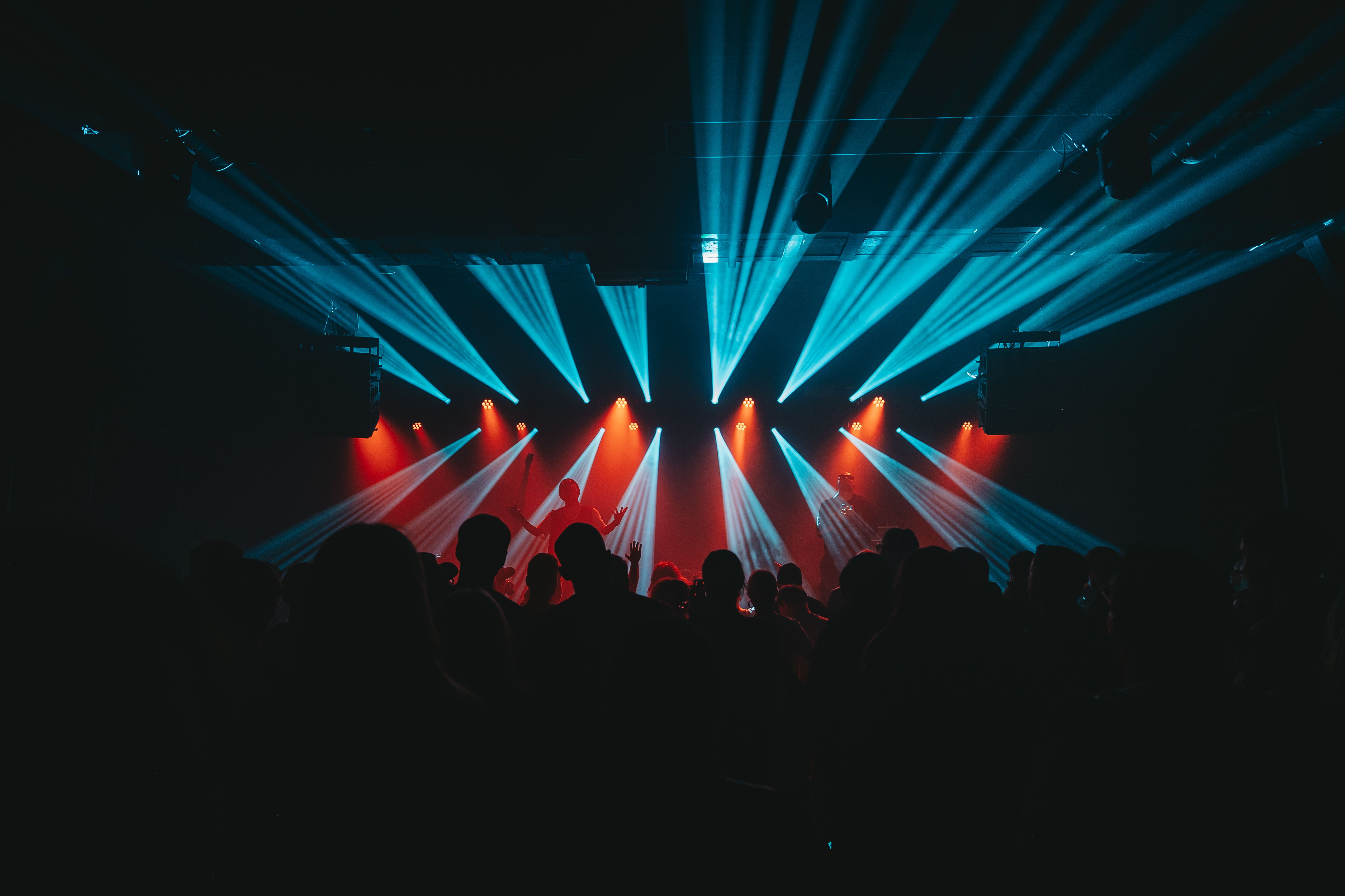 Paavli Culture Factory party room laser show in Tallinn