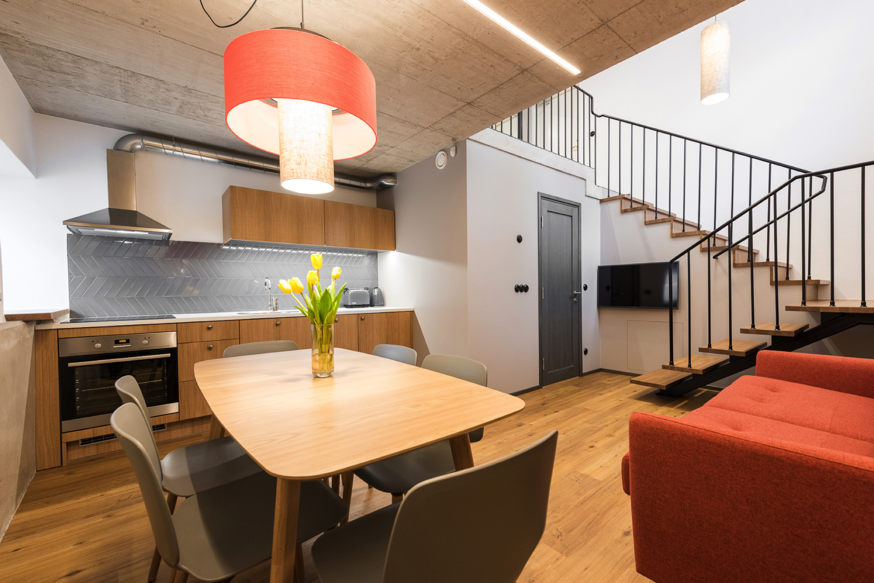 Apartment 1, Wohnzimmer