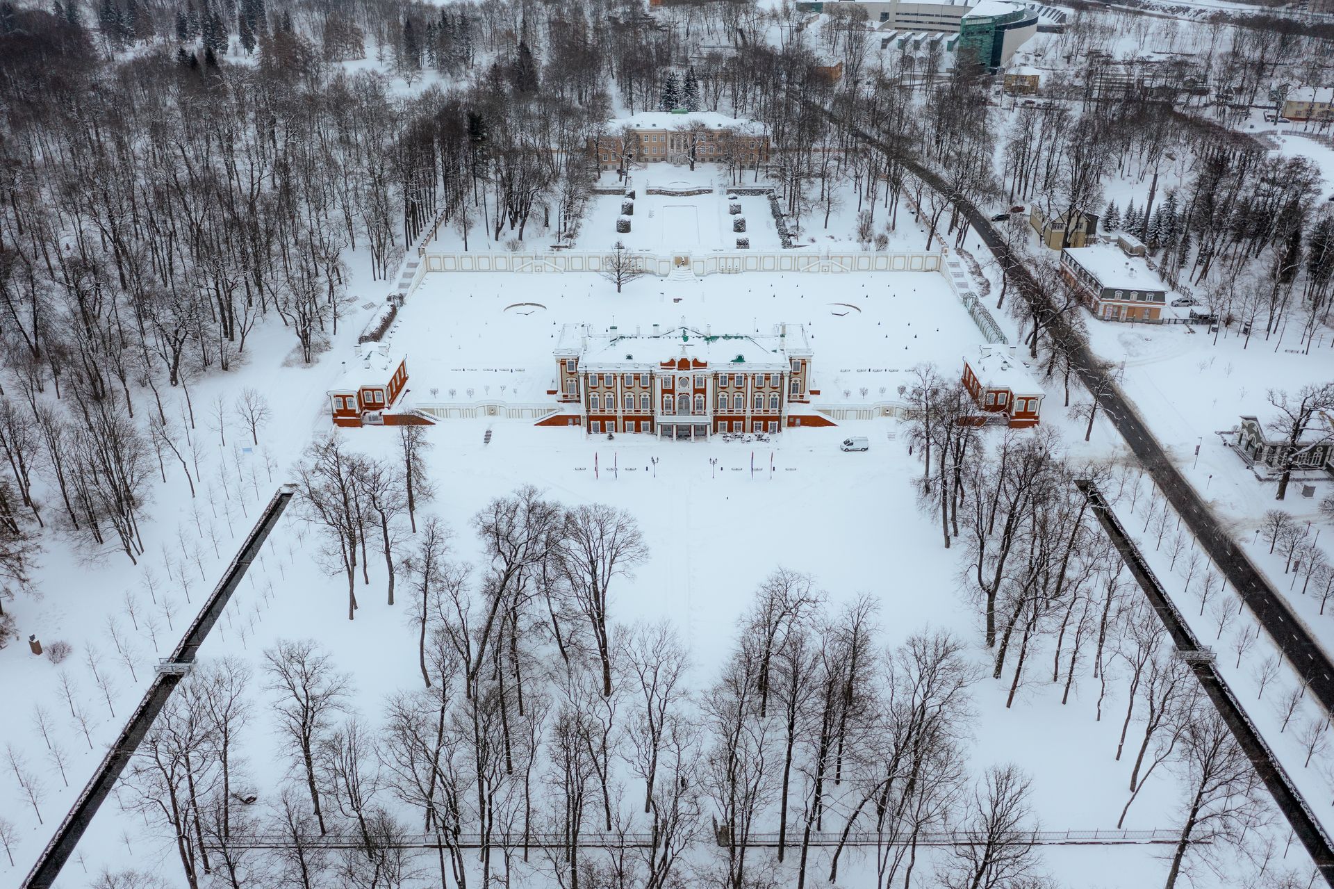 Kadrioru loss ja park talvel