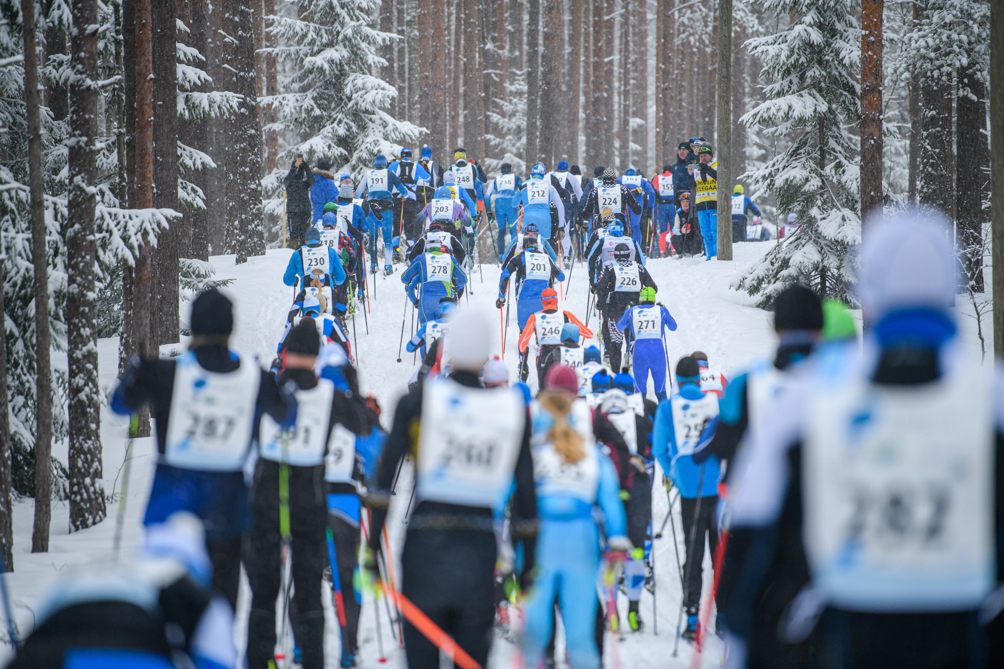 Alutaguse Tervisespordikeskuses maratoni suusatajad