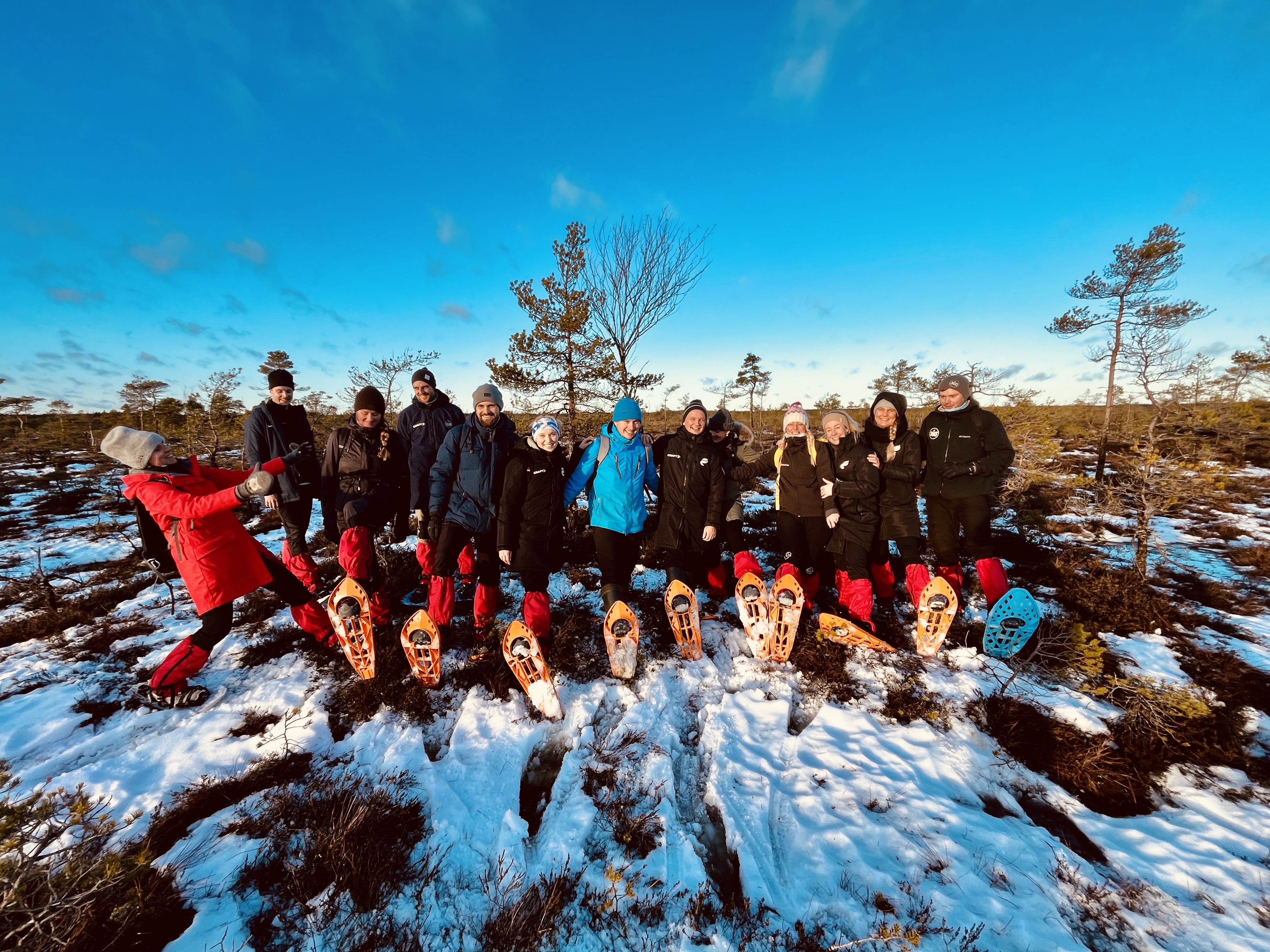 Snowshoe Hike in Kakerdaja Bog