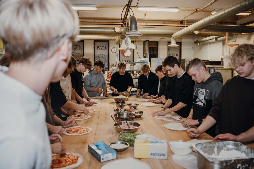 Pitsa valmistamise töötuba Päts Sahvris