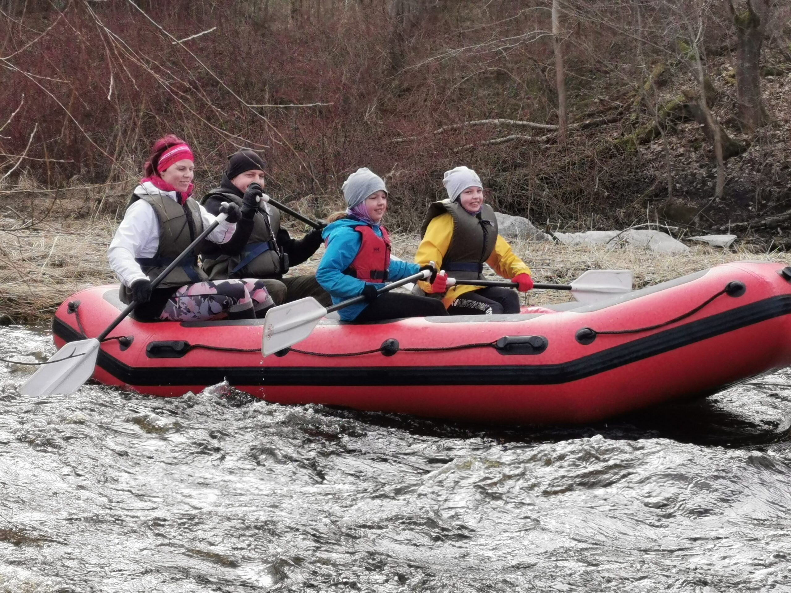 Rafting ist auch für größere Kinder geeignet
