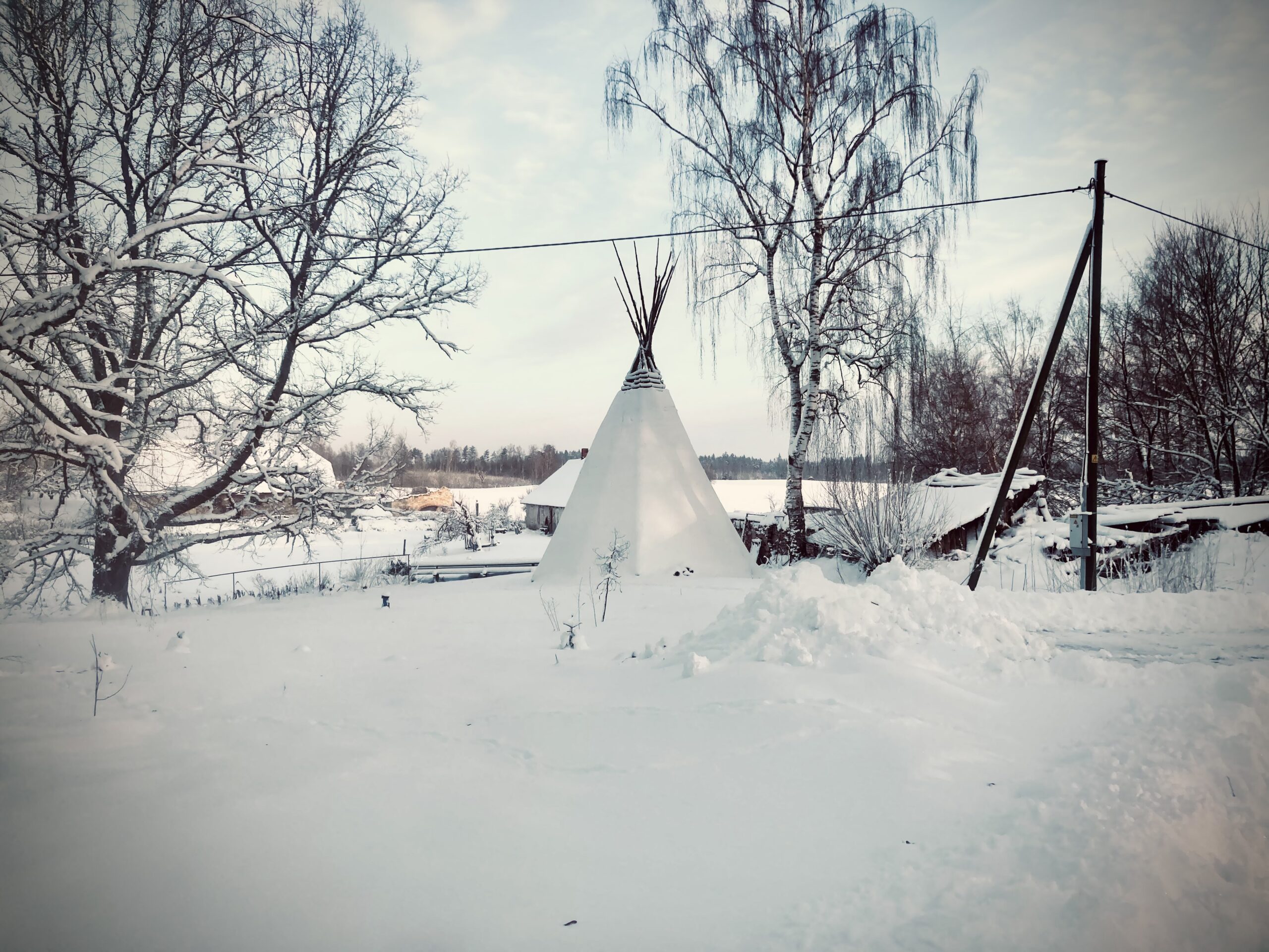 Winter Teepee