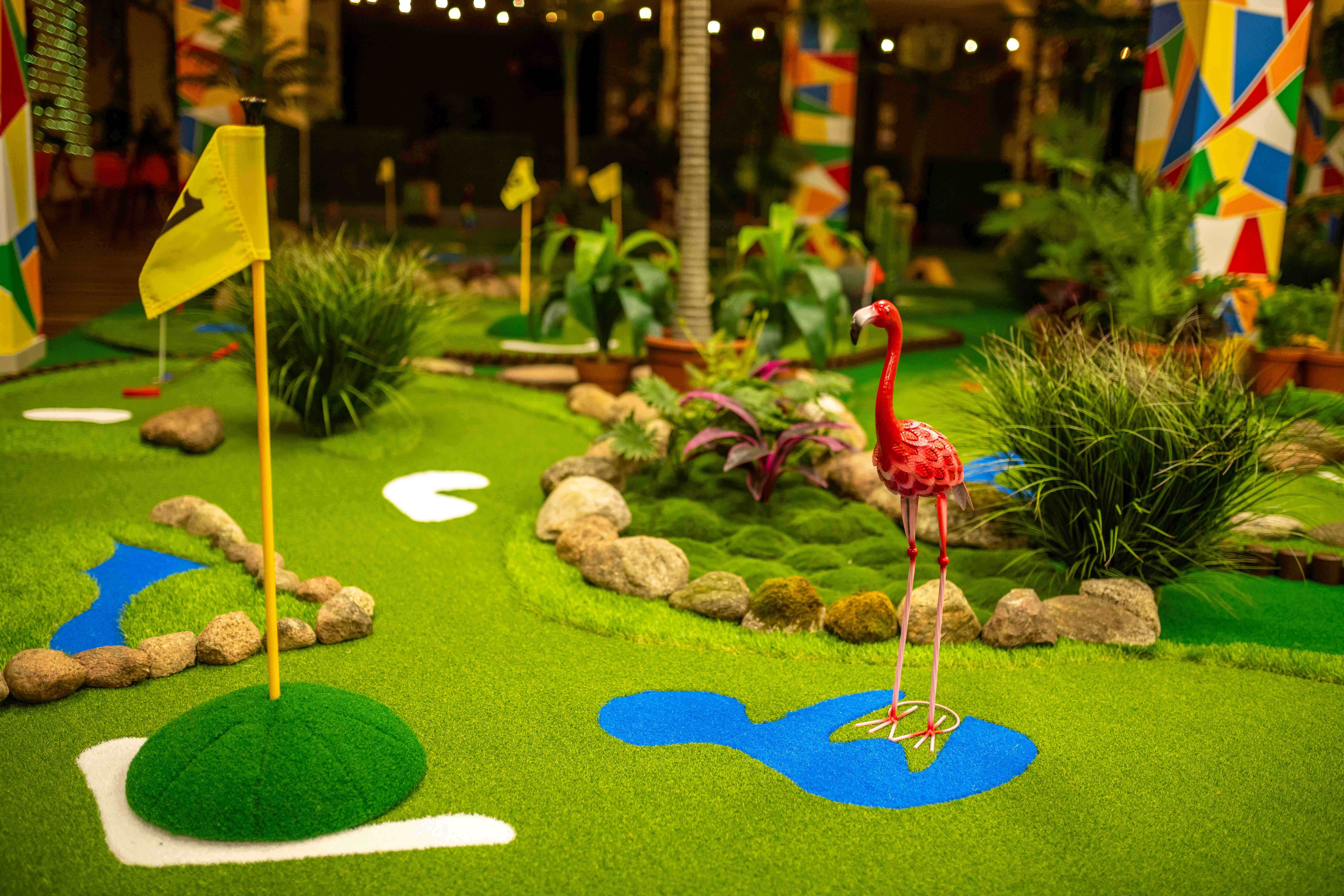 Minigolfi väljak Minigolf RIO vabaajakeskuses Tartus