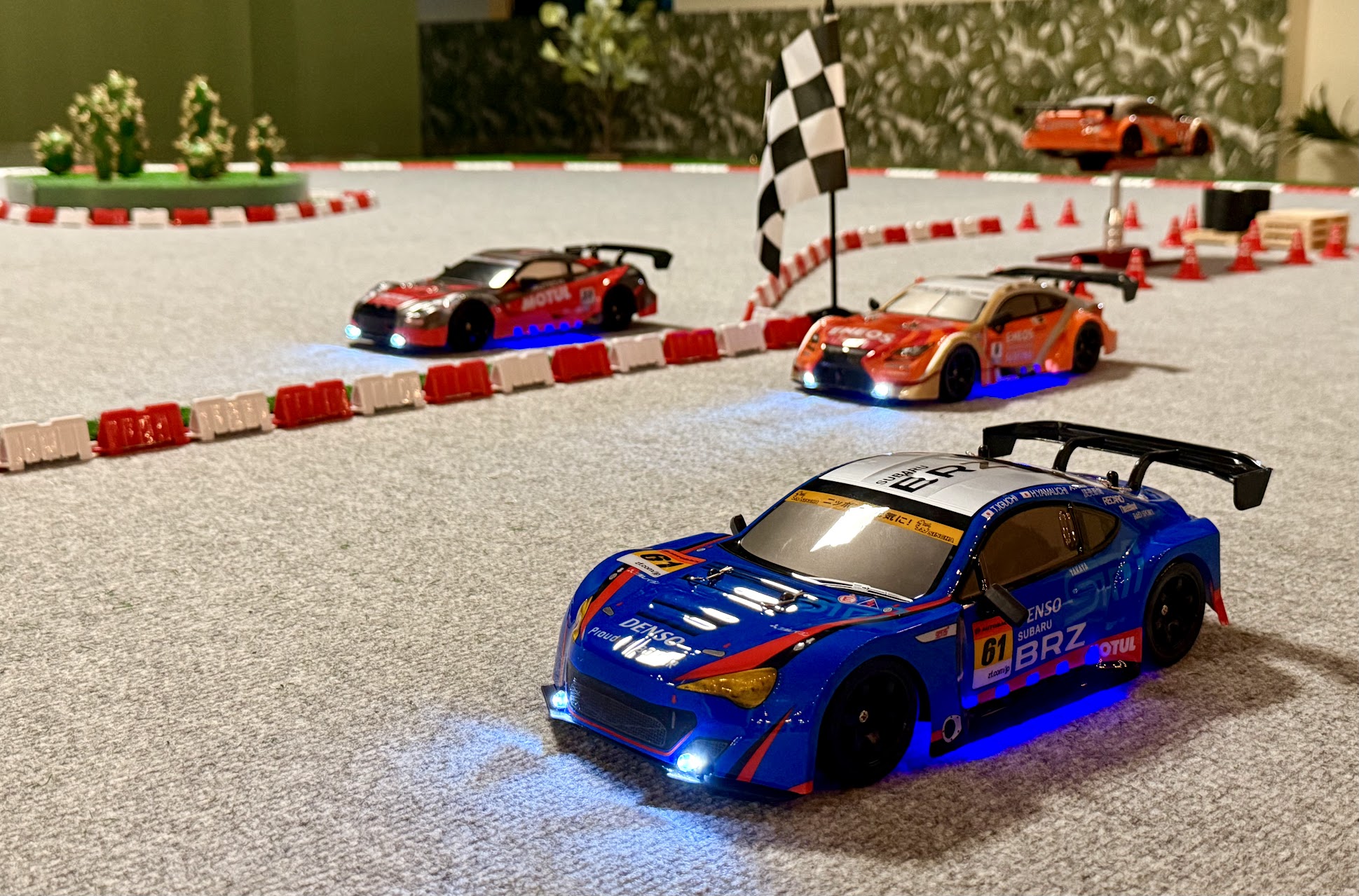 Puldiautode rada Minigolf RIO vabaajakeskuses Tartus