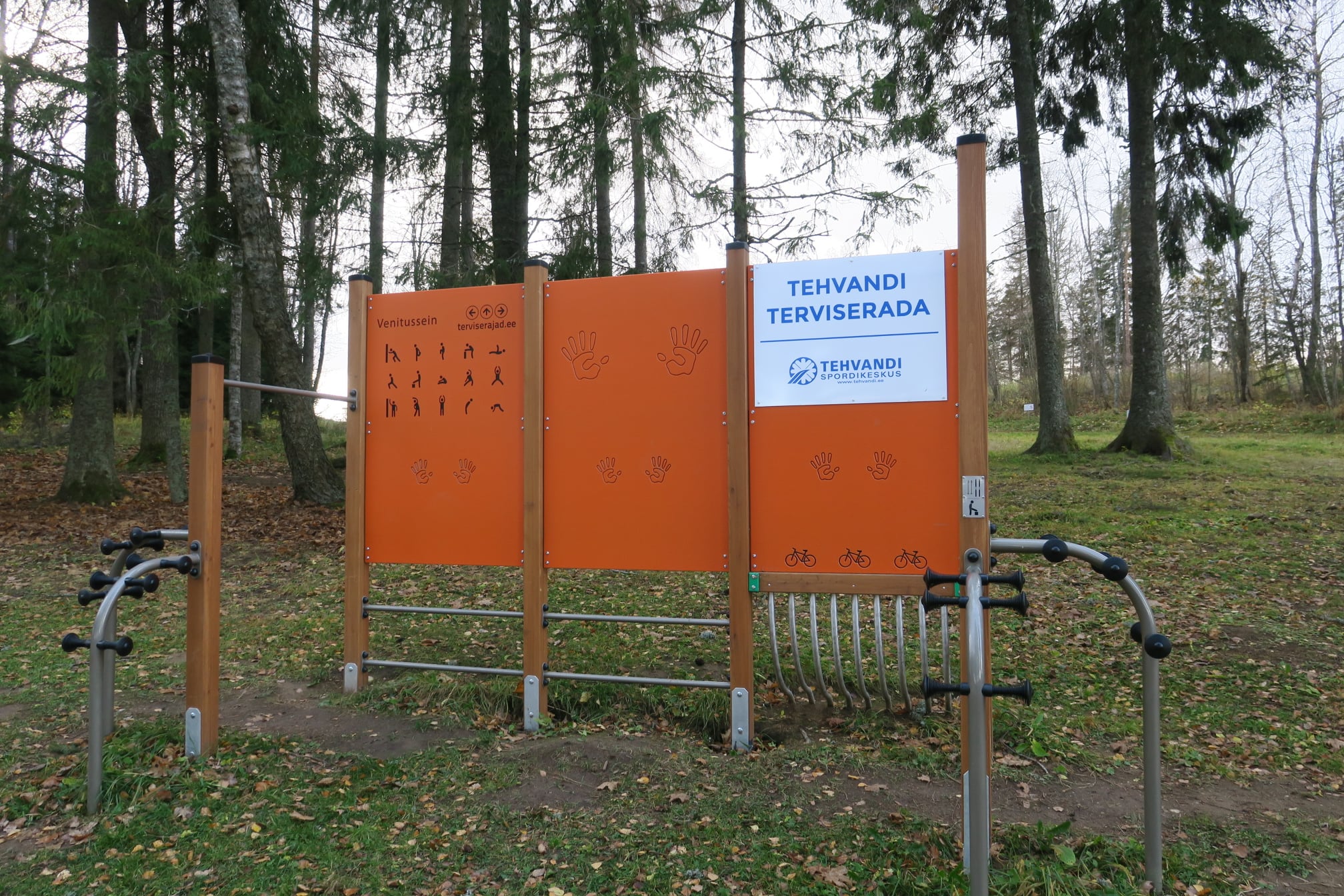 Tehvandi health trails, outdoor gym