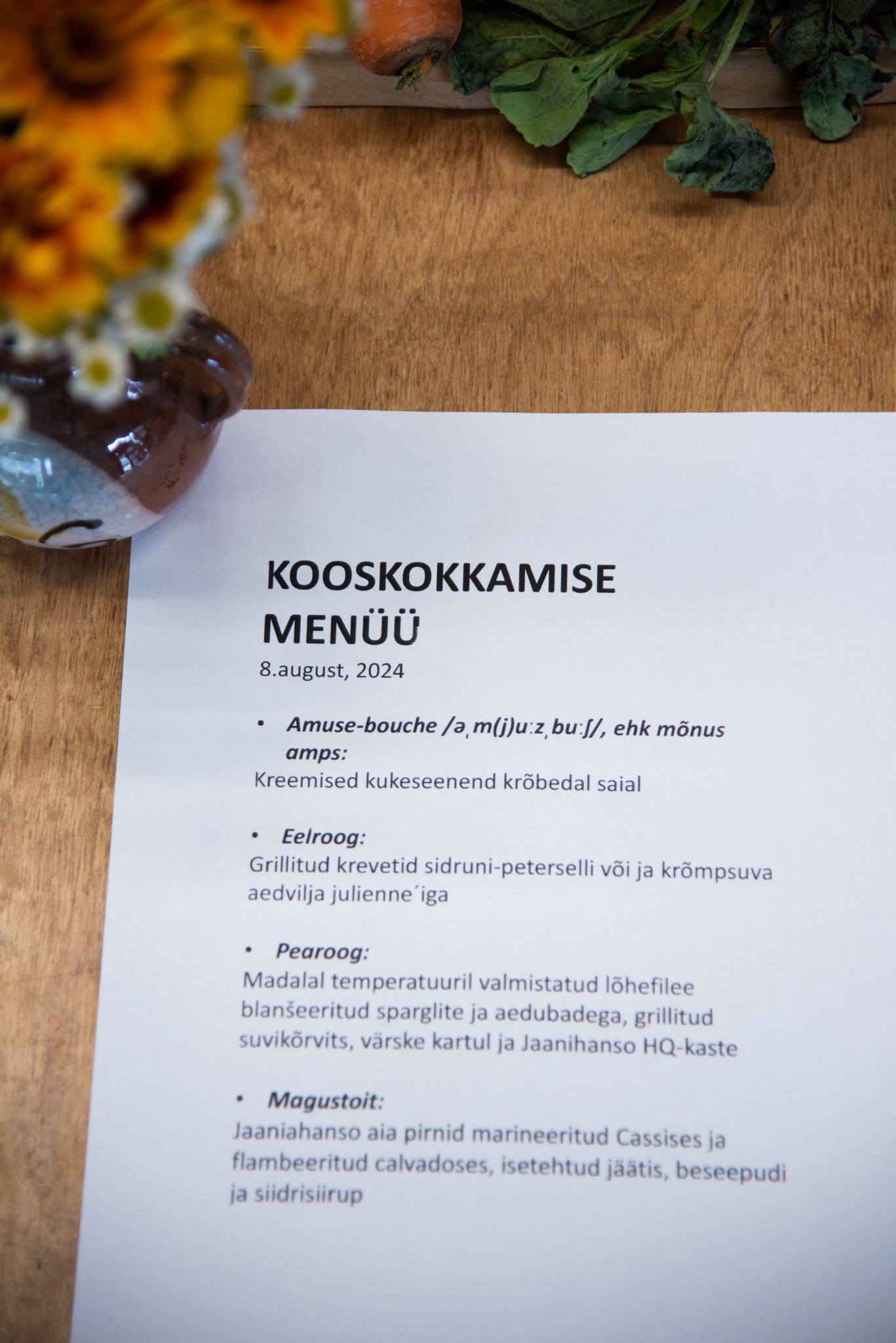 Kopīga ēst gatavošana Jaanihanso sidra rūpnīcā