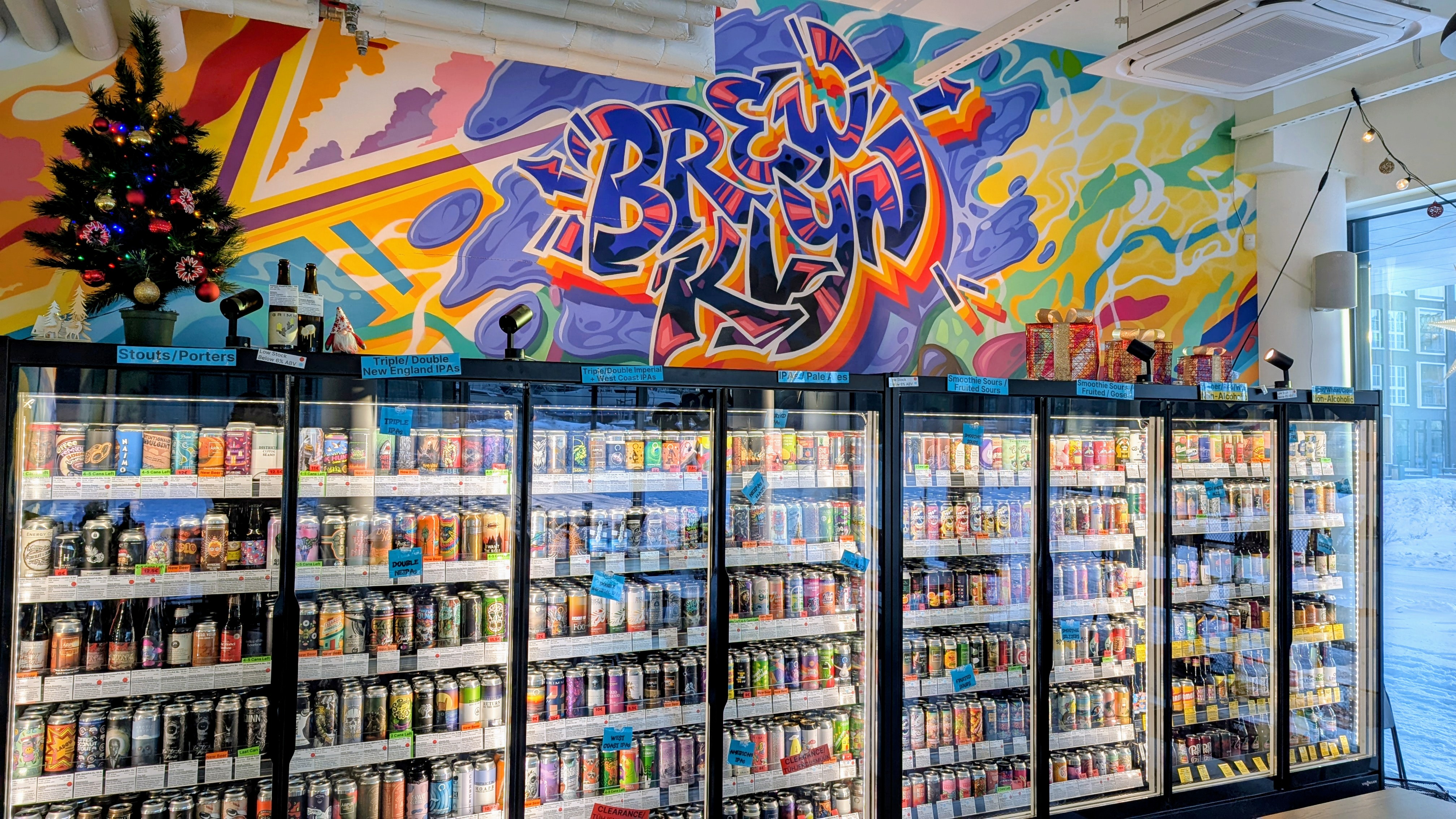 Brewklyn Beer Refrigerator Wall