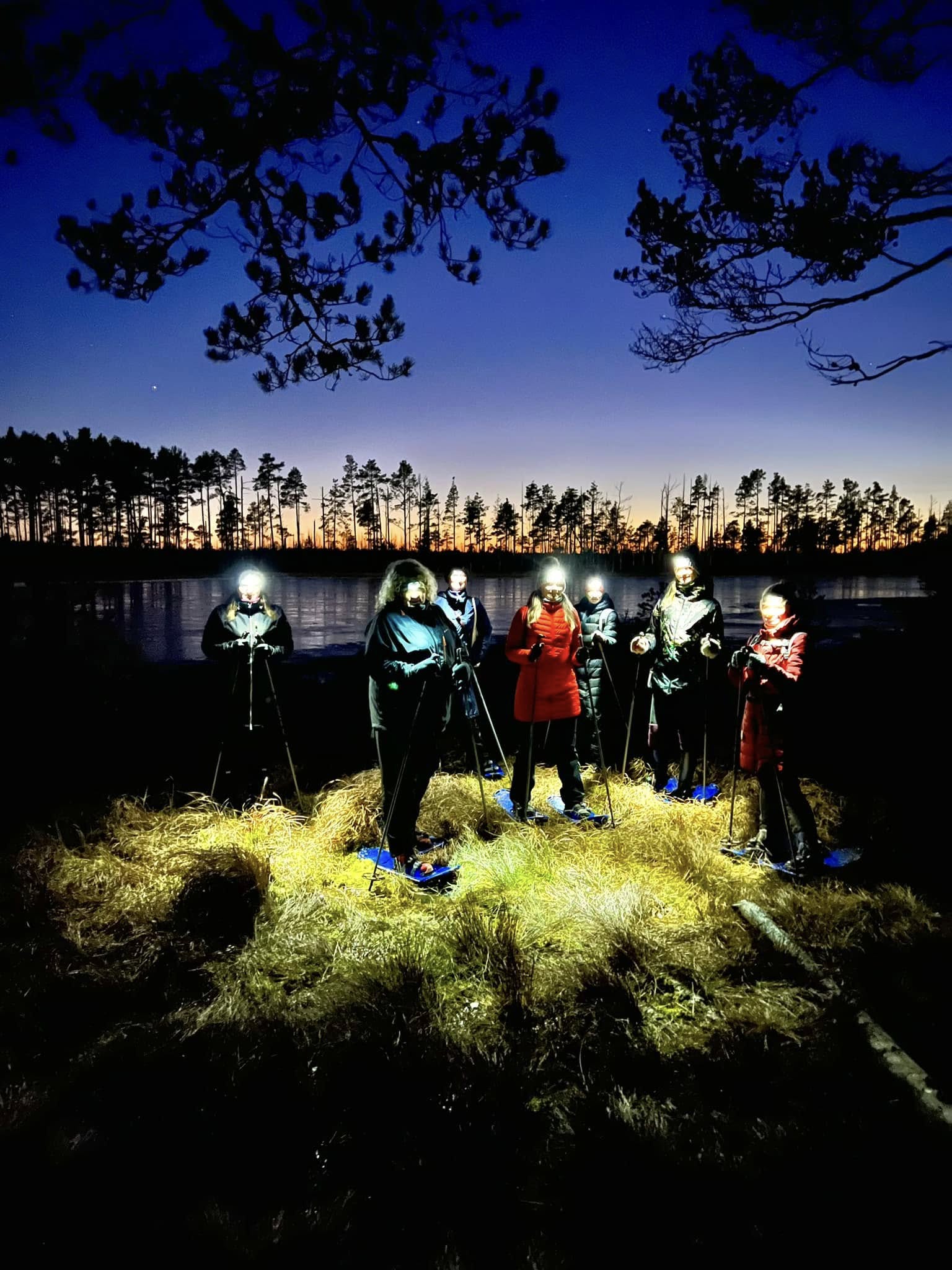 Imeline päikeseloojang rabas