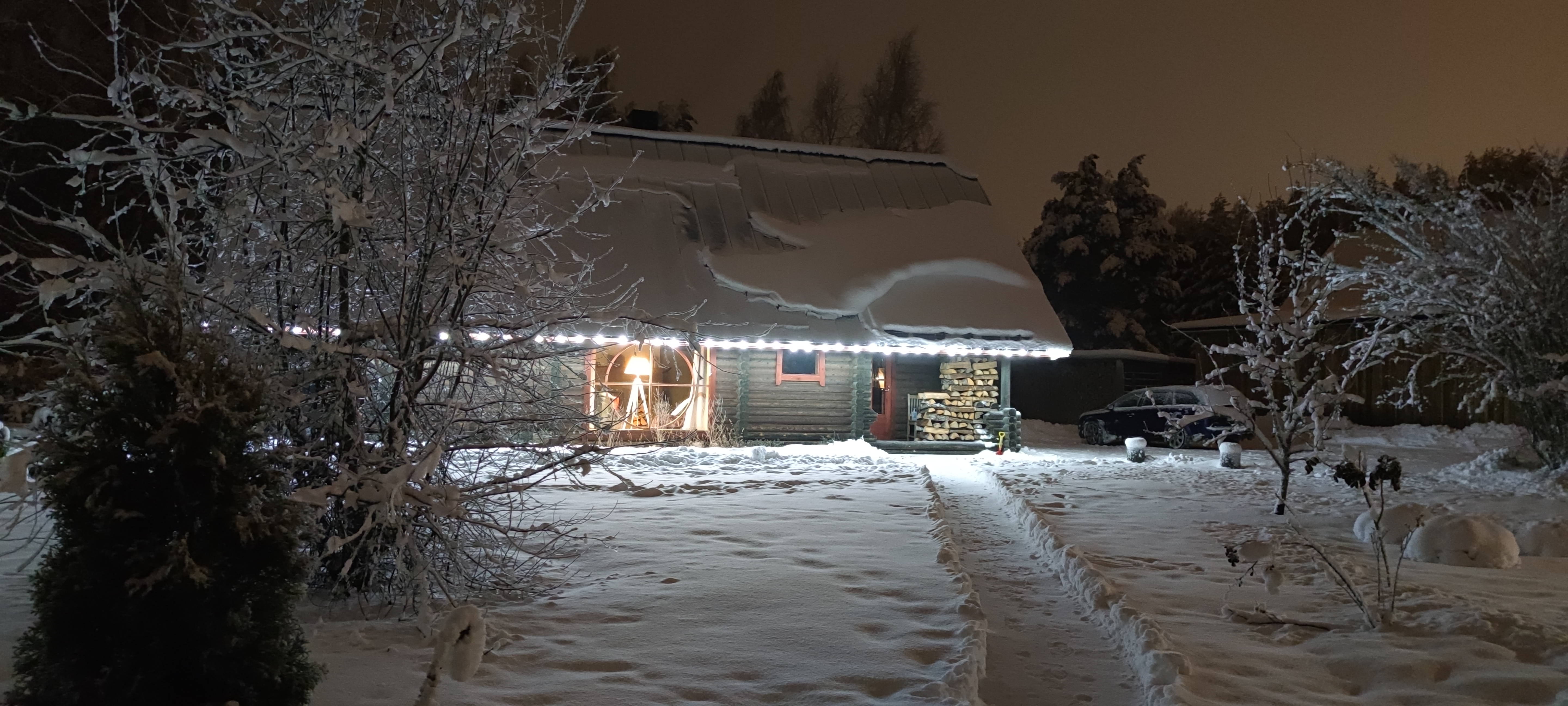 Marknatalu Puhkemajad Saunamaja Talv