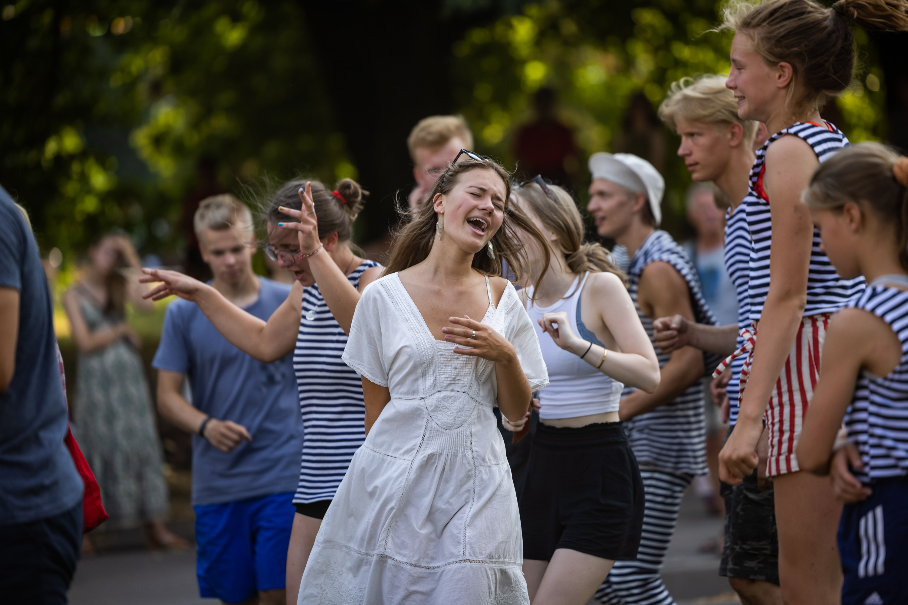 Vanalinna festivali meeleolu