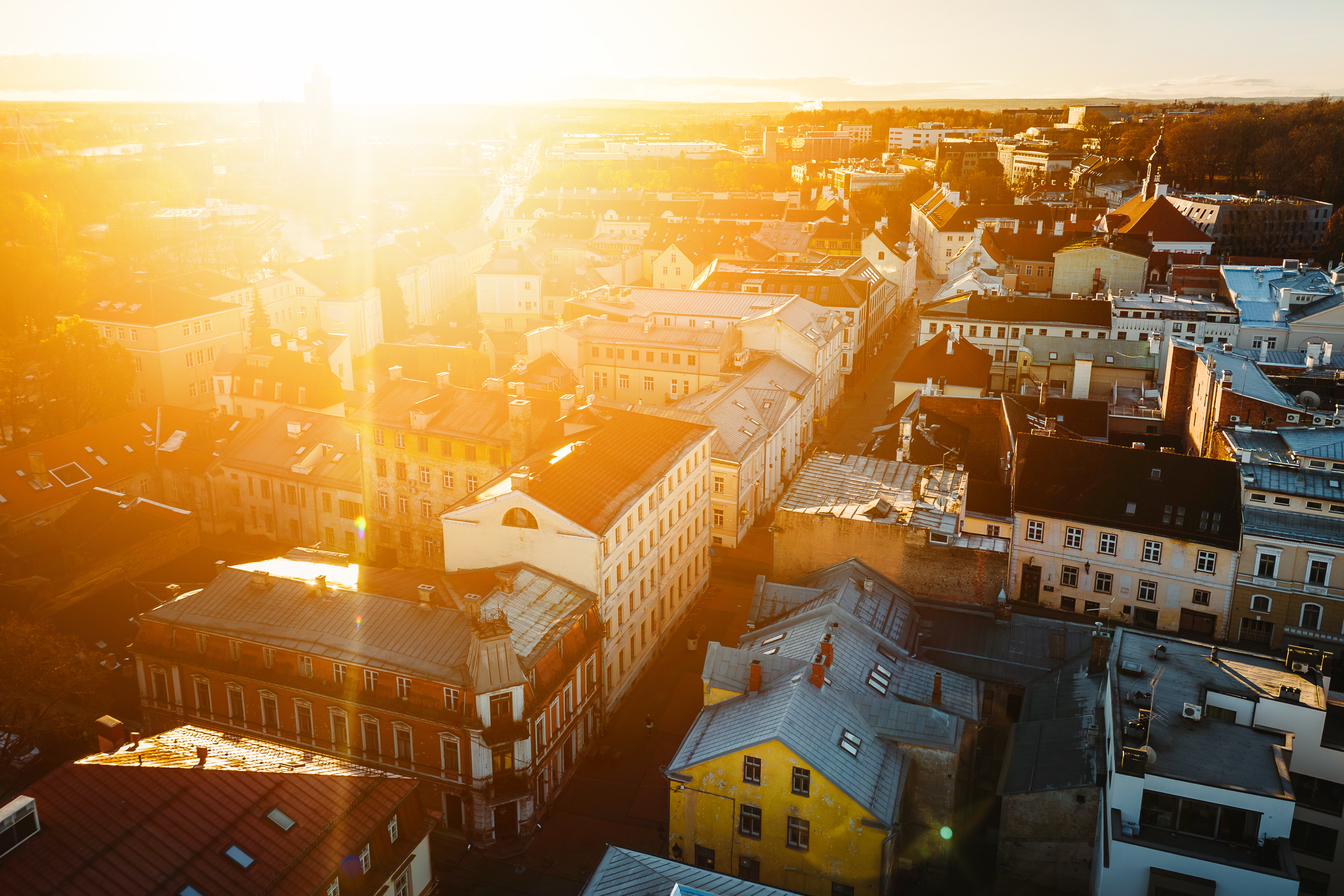 Tartu vanalinna droonivaade