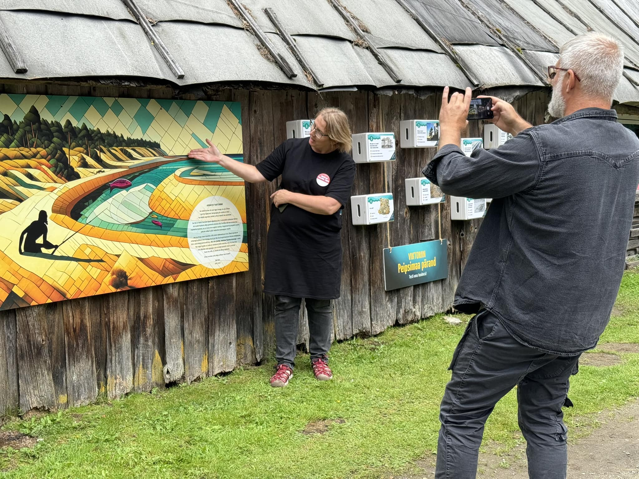 Maili Roio näituse avamine