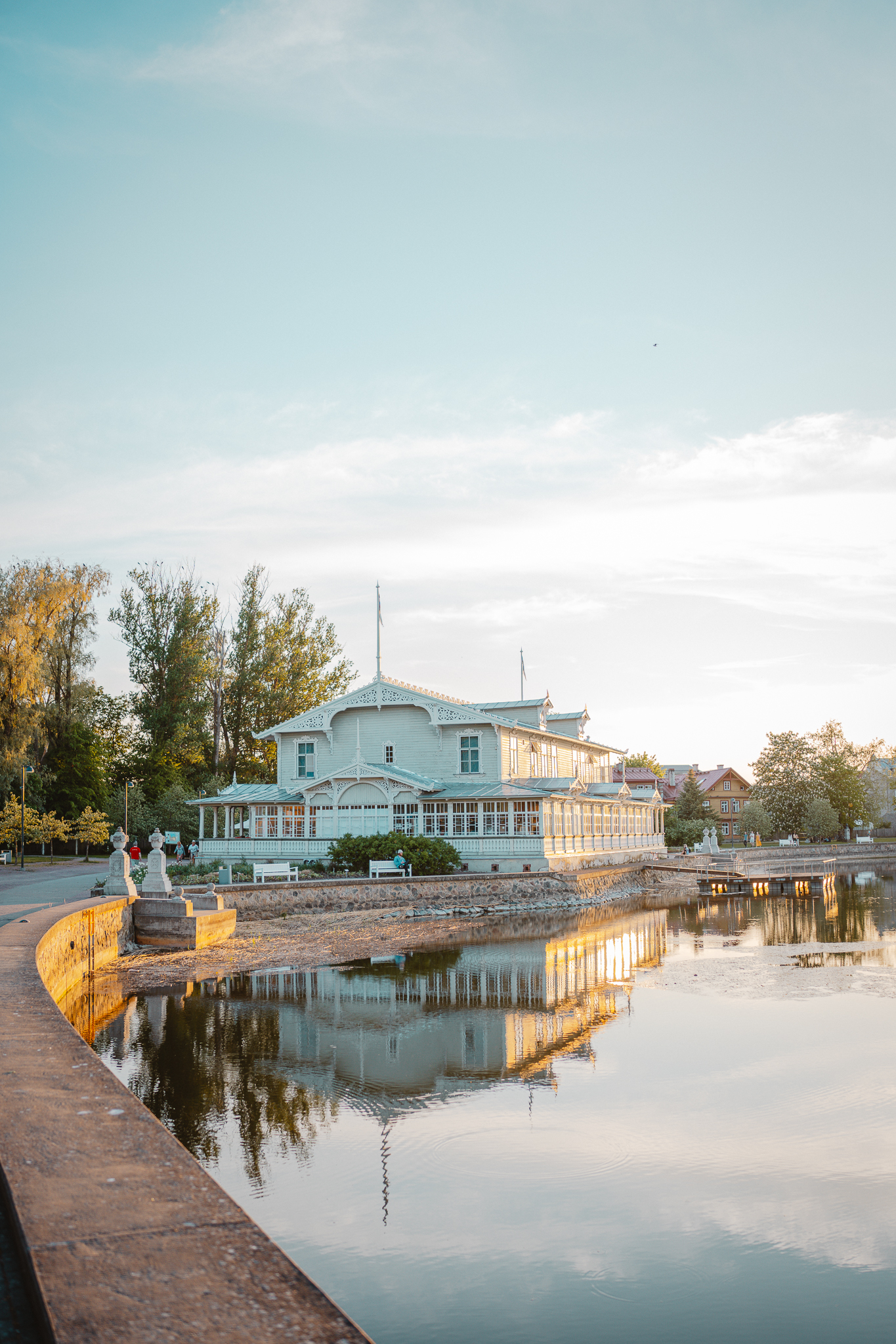 Haapsalu Kuursaal is a summer restaurant, which is the only one located in a historical original kuursaal in Estonia. The menu of the summer restauran