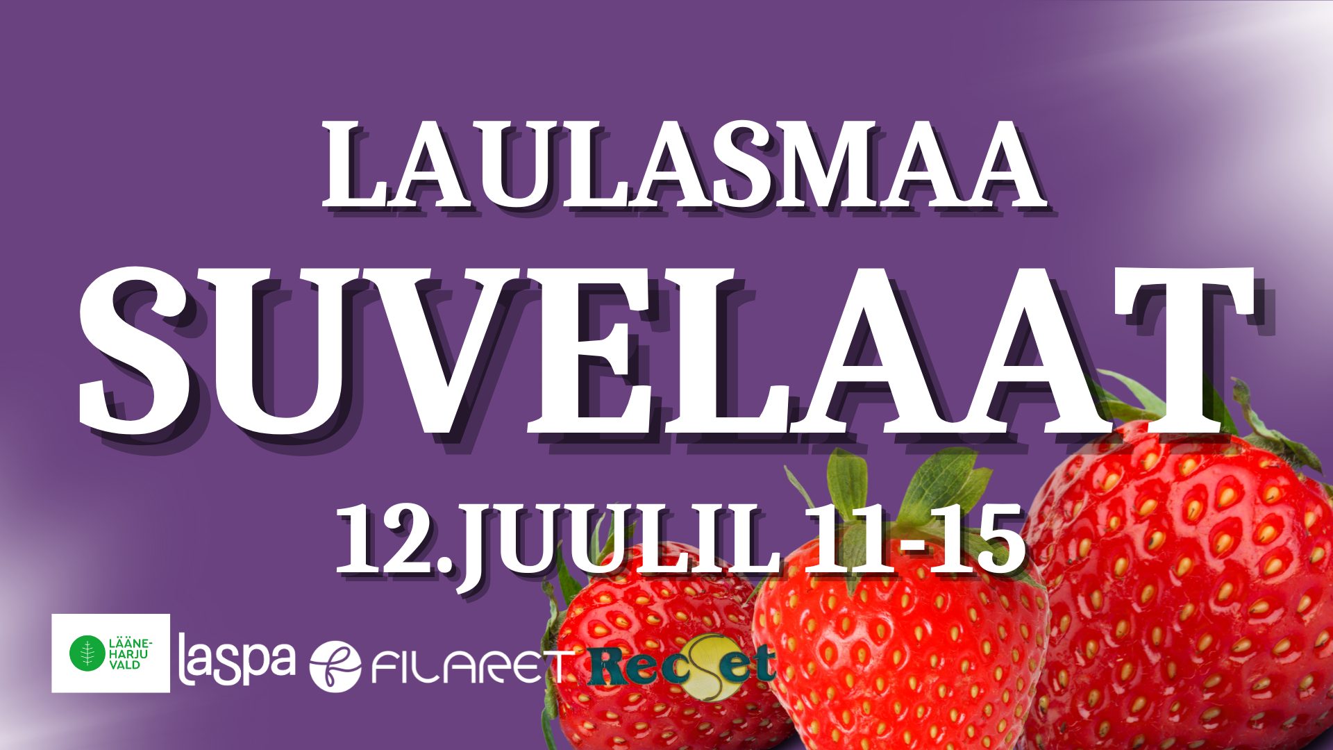 Laulasmaa Suvelaat 2025 poster