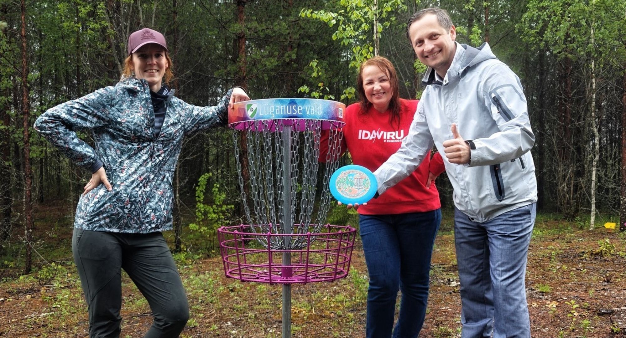 Aidu discgolfi pargi avamine