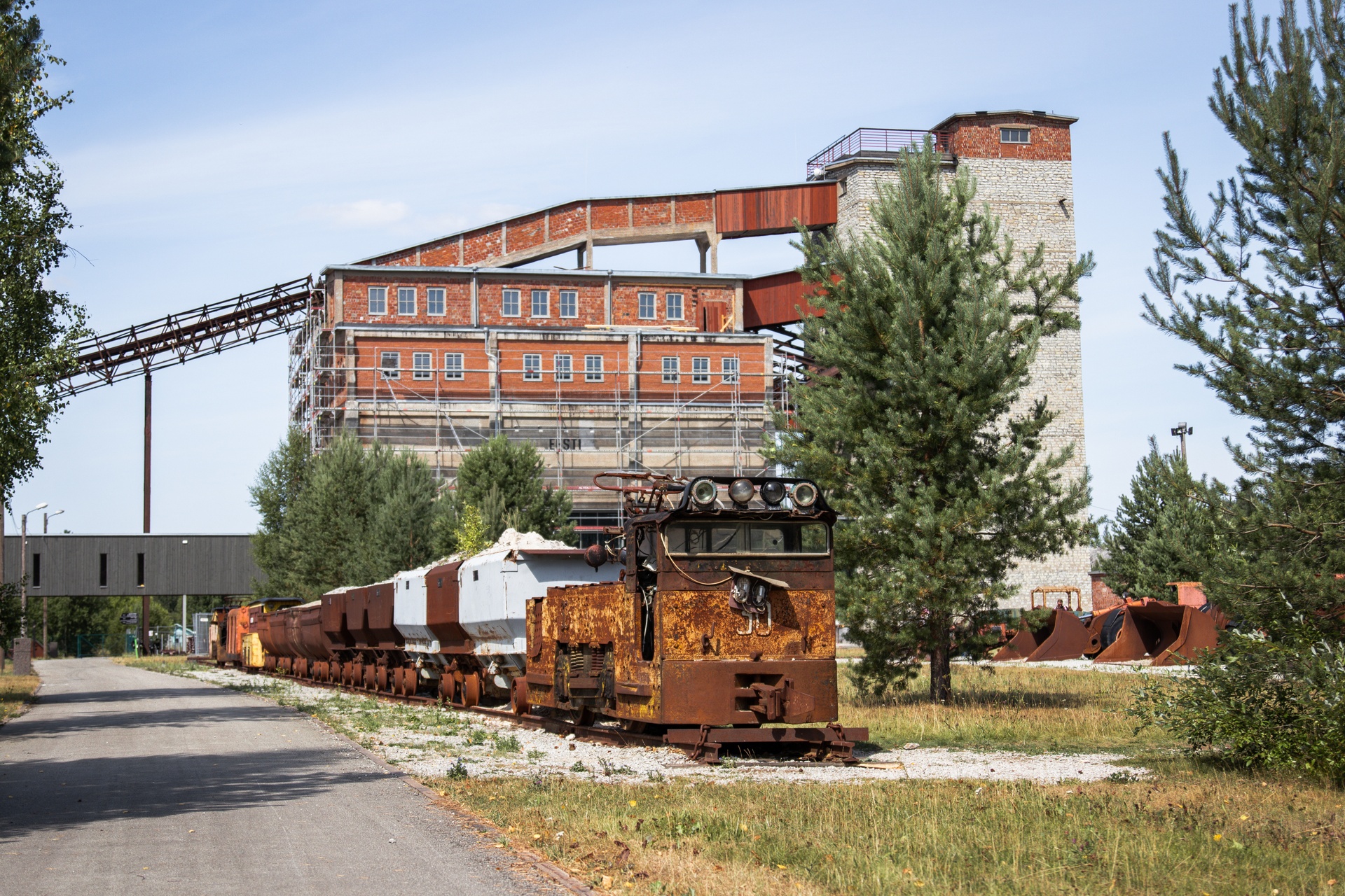 Eesti Kaevandusmuuseumi territoorium linnulennult