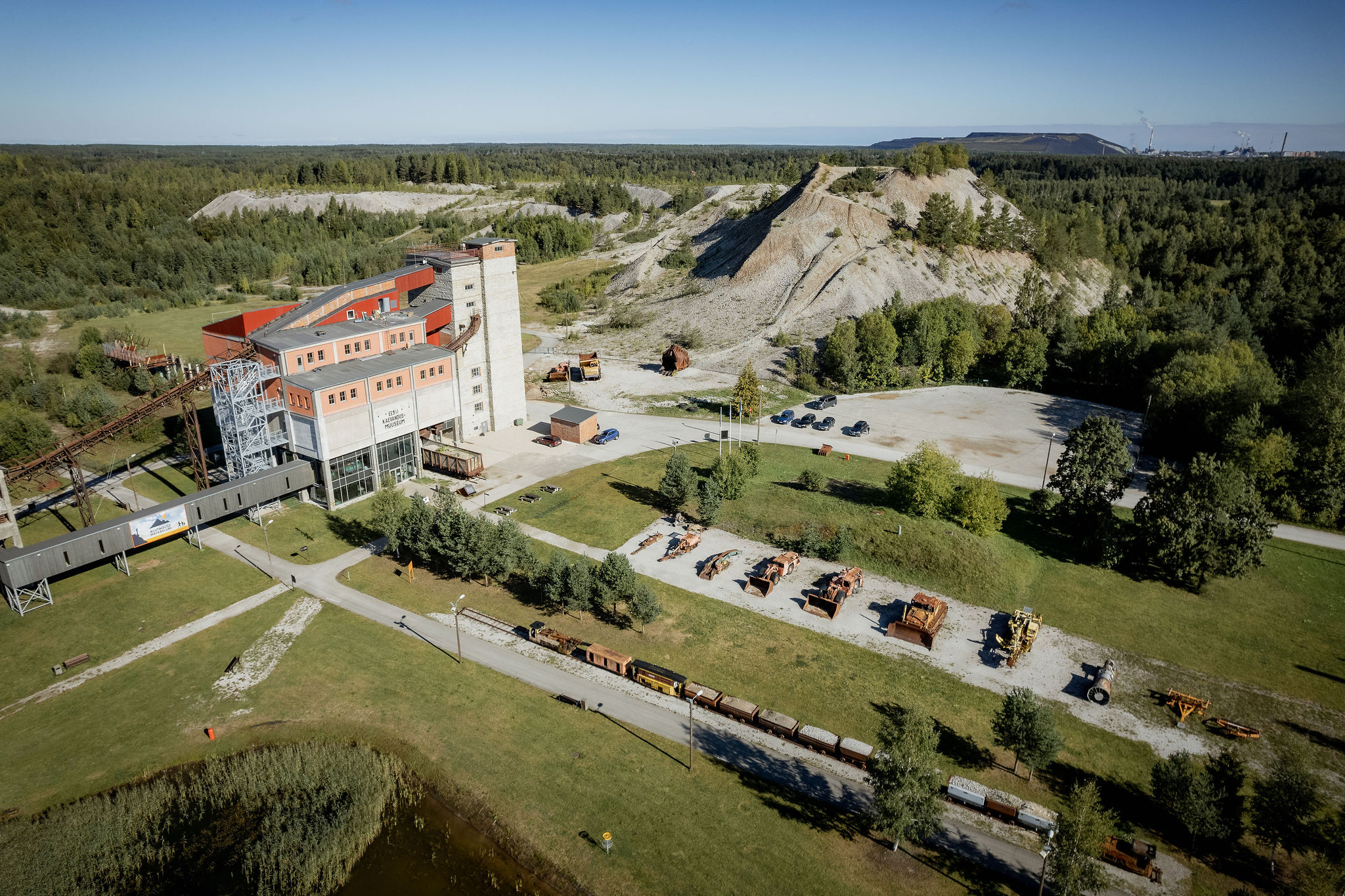 Eesti Kaevandusmuuseumi territoorium linnulennult