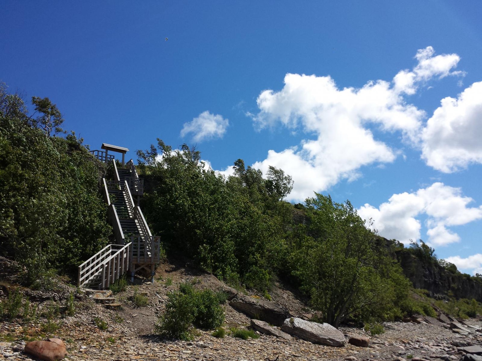 Panga jalamile laskuv trepp